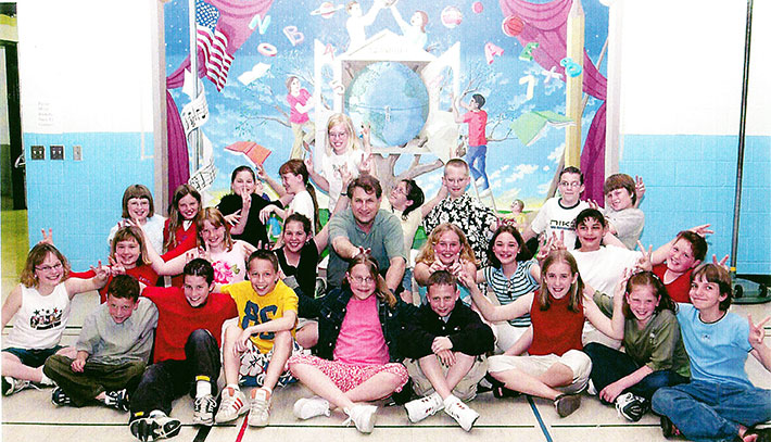 Glen & 5th Grade Core Group, Carlinville Unit#1 , May 1, 2002