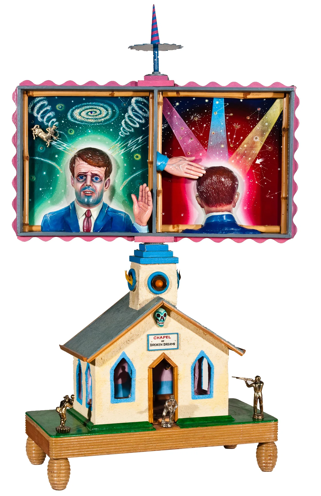 Shrine to a Time of Fallen Heroes (front) 1989, Mixed Media