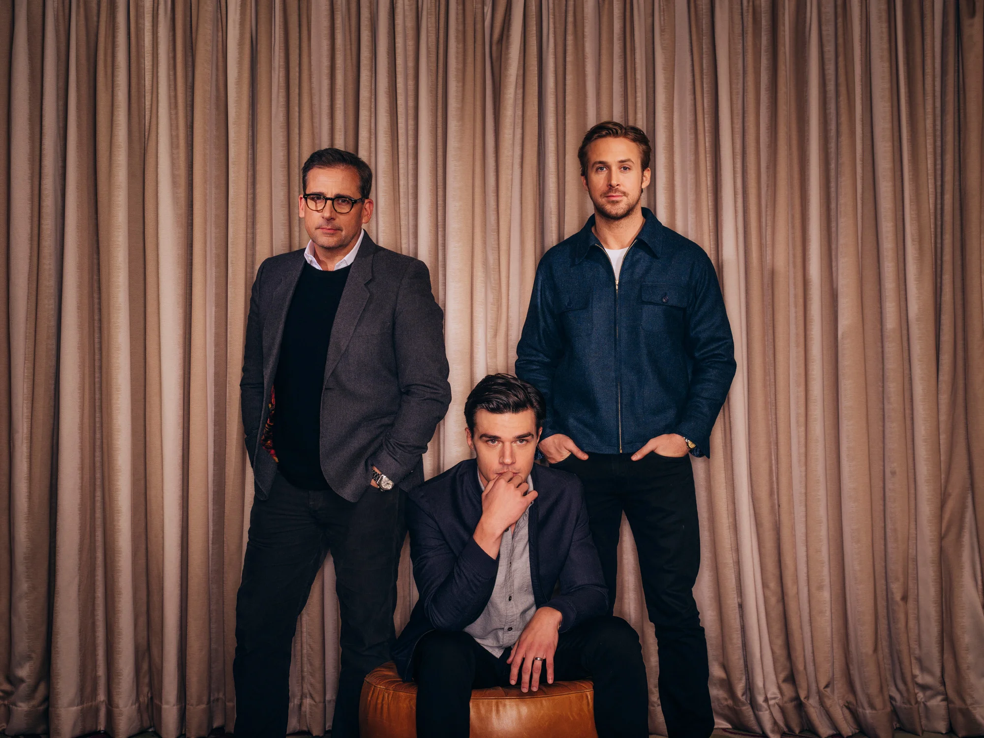 Steve Carrell + Finn Wittrock + Ryan Gosling