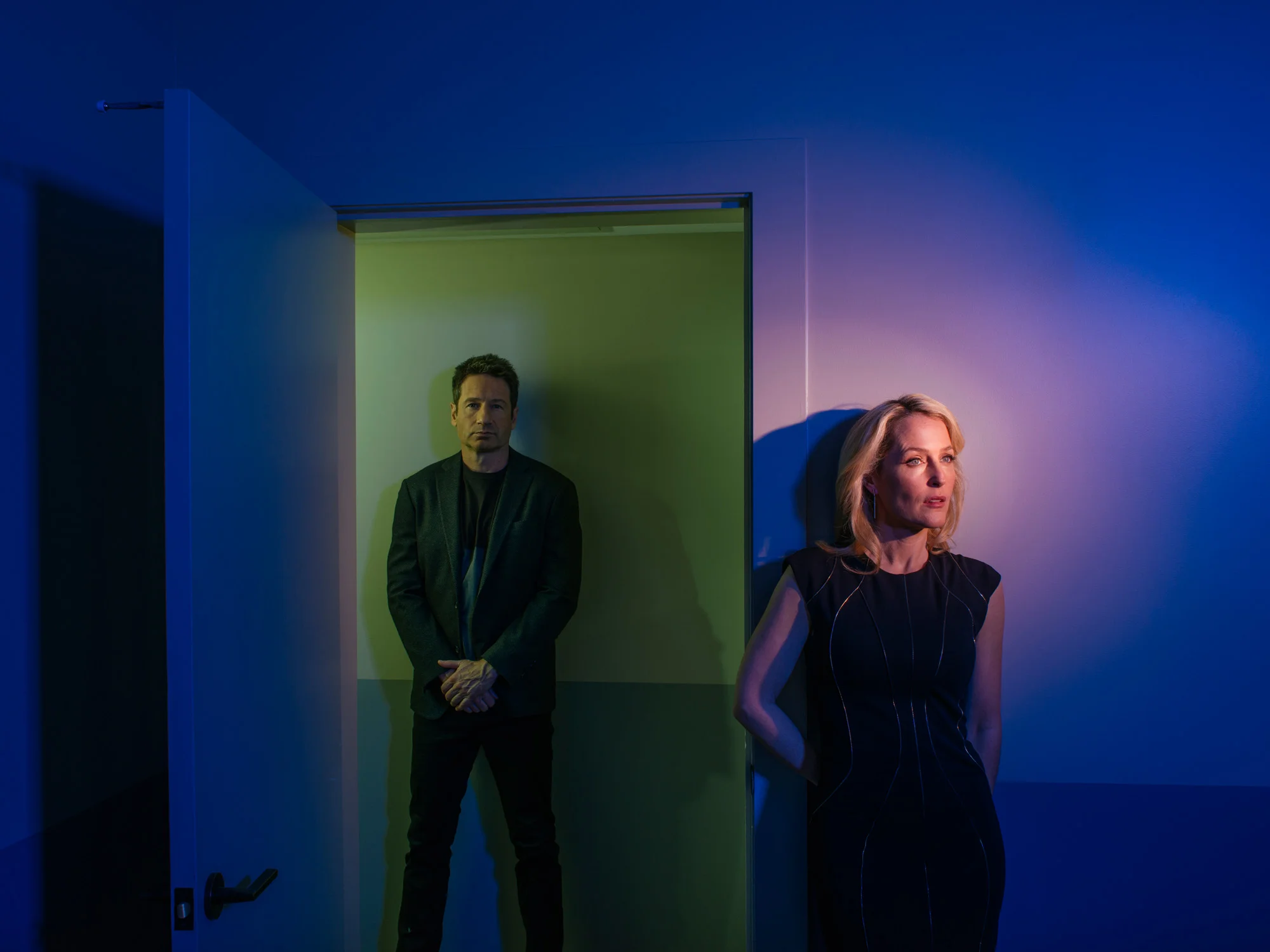 David Duchovny + Gillian Anderson
