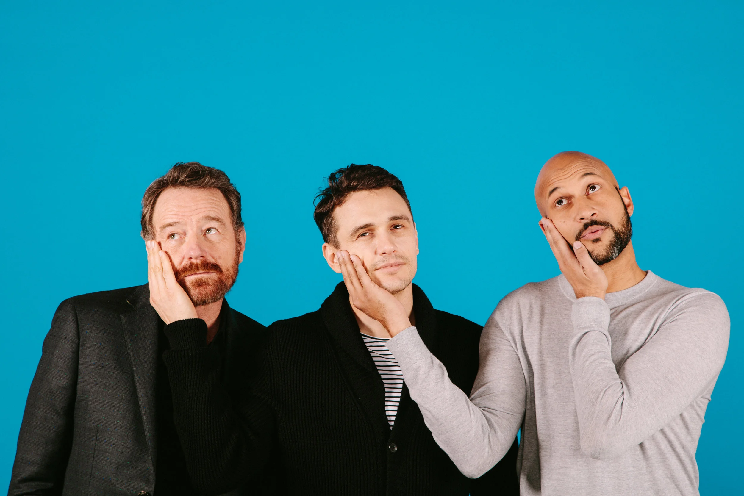 Bryan Cranston + James Franco + Keegan-Michael Key