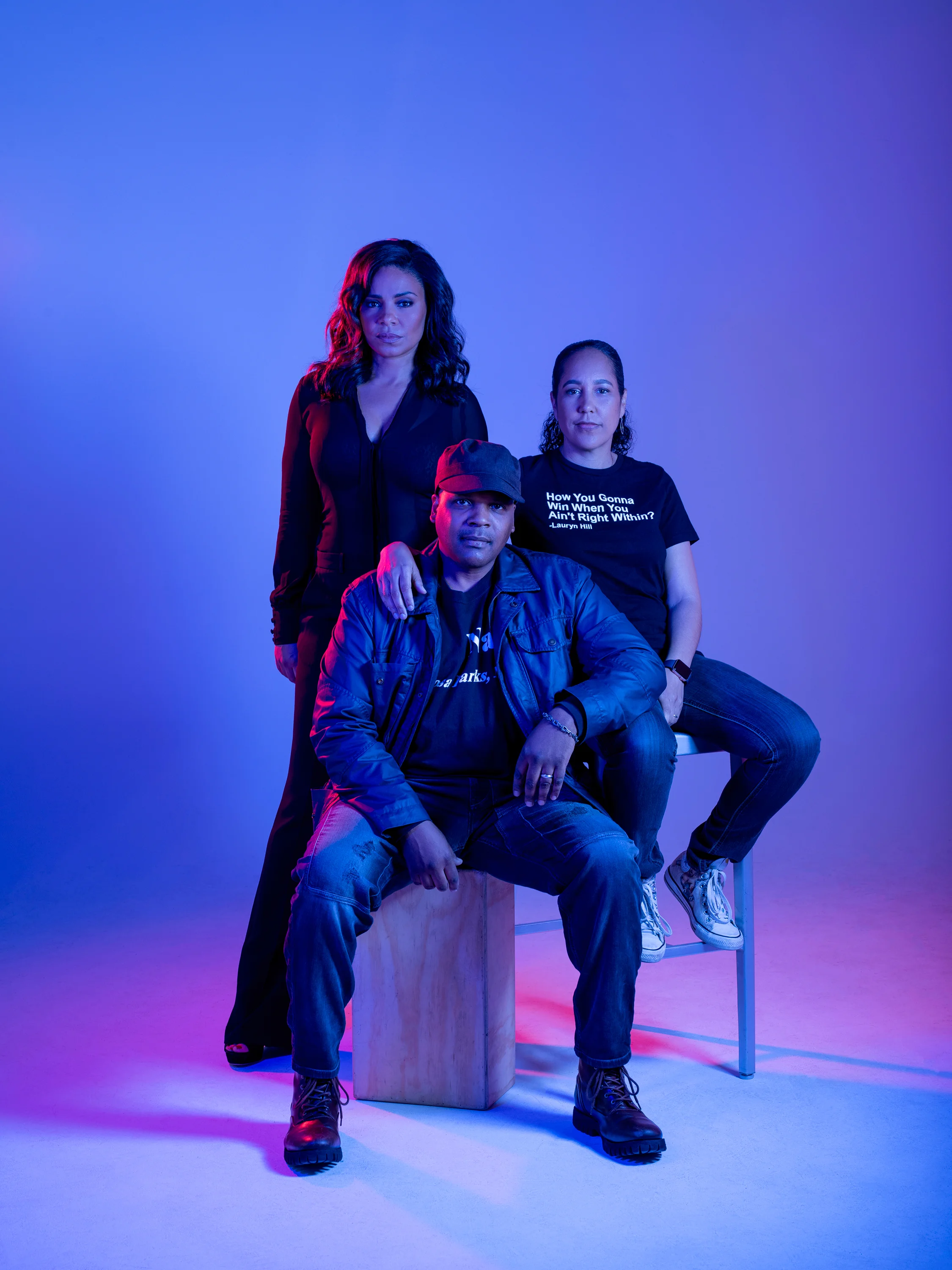 Shots Fired: Actress Sanaa Lathan + show producers Gina Prince-Bythewood + Reggie Bythewood