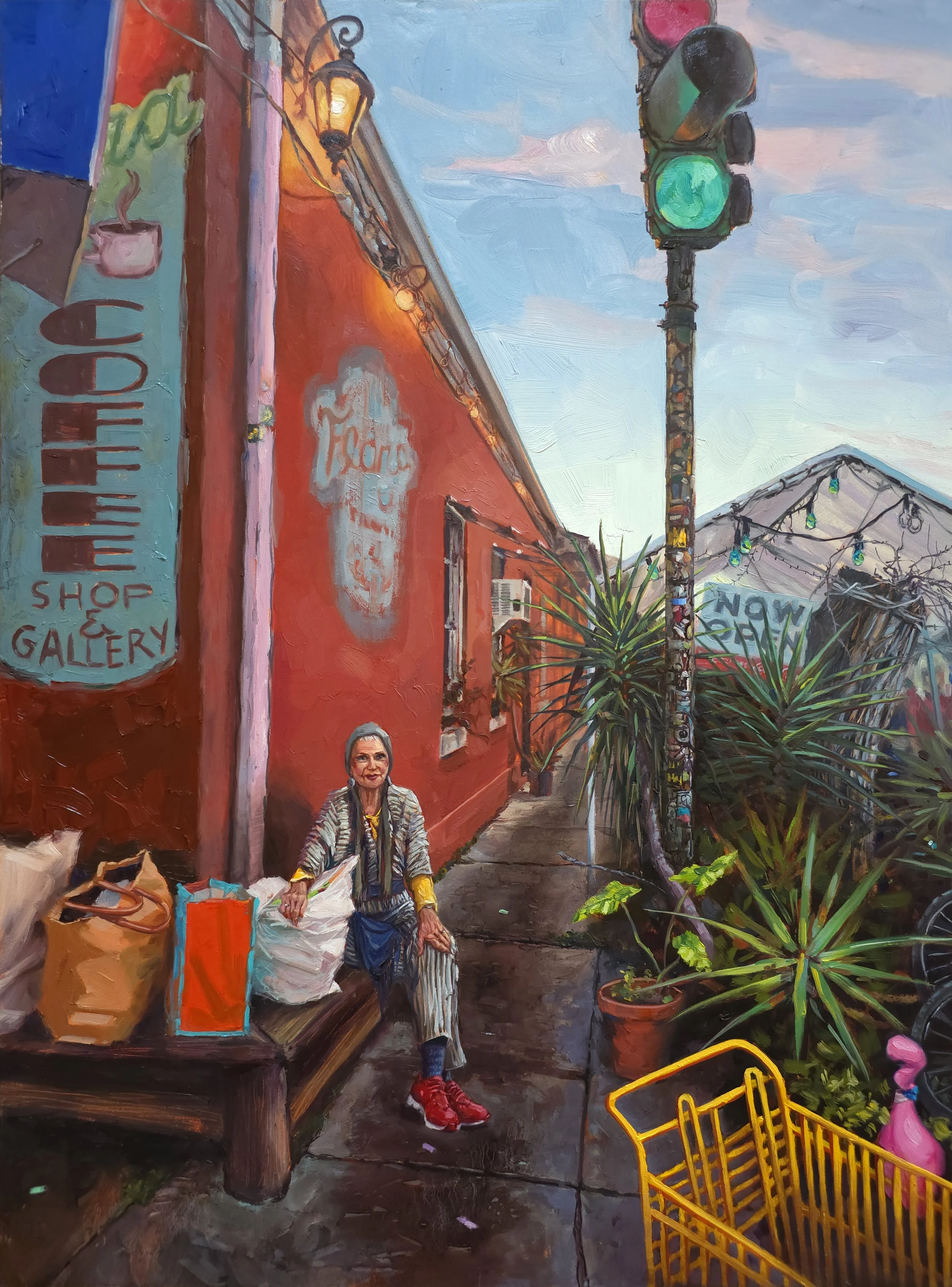 Franklin & Royal, 24x30" Oil on Wood Panel
