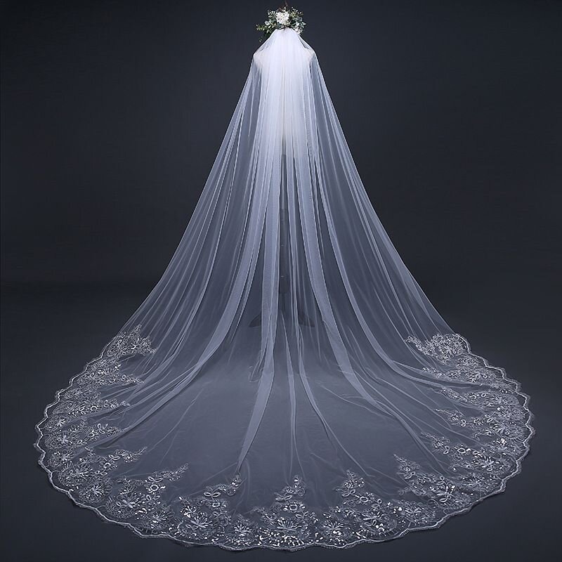 
Blossom Cathedral Length Veil