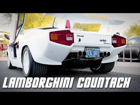 Lamborghini Countach B-Roll at Cars & Coffee