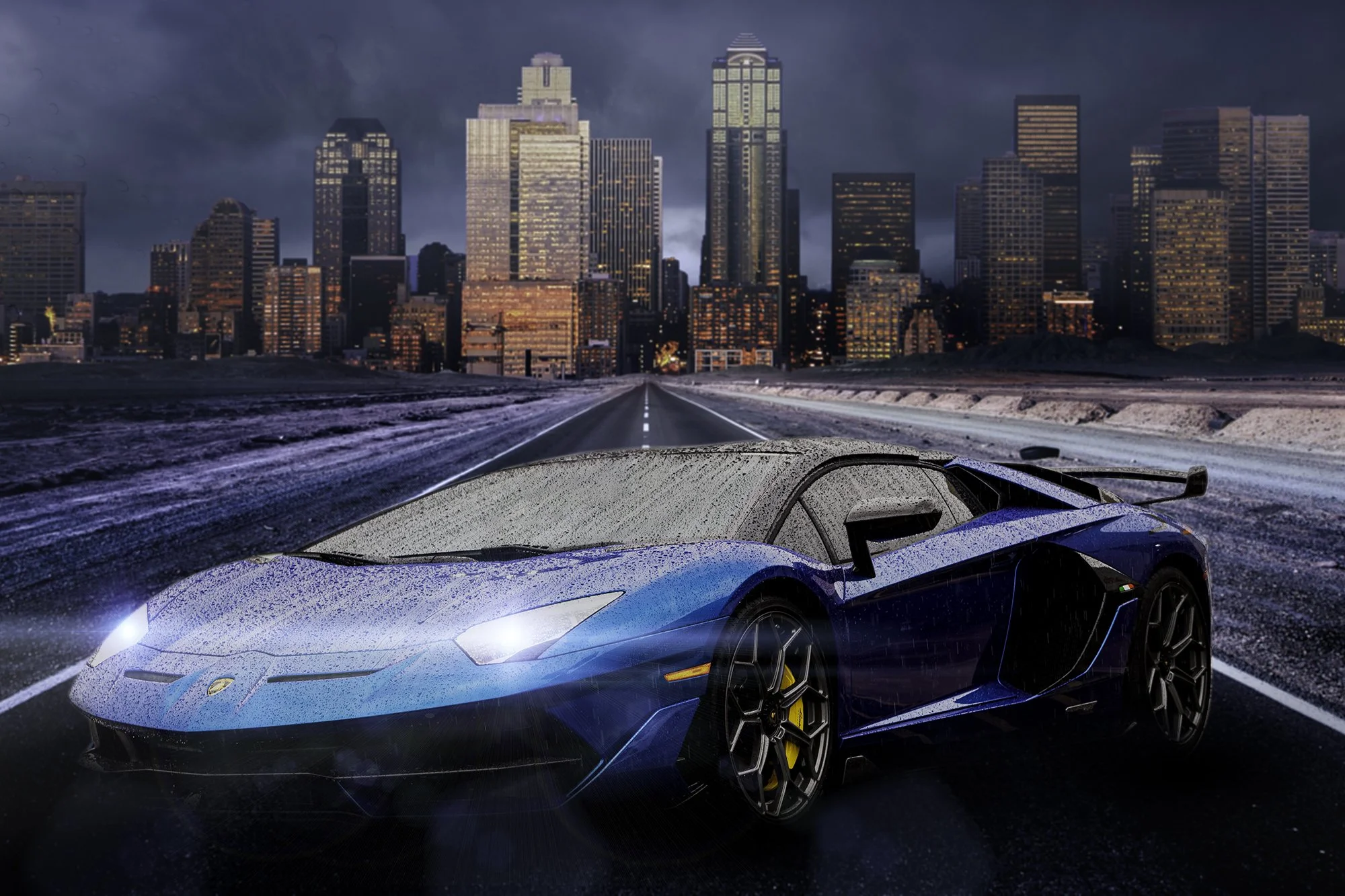 Lamborghini Aventador SVJ Rainy Day_Blue_3Qtr.jpg