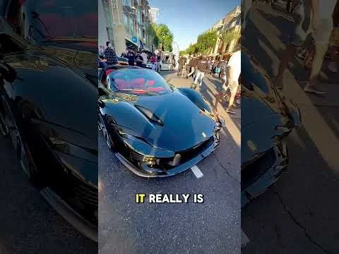 Ferrari Daytona SP3 SIGHTING! And it is ABSOLUTELY UNREAL - Details are mindblowing! #shorts #short