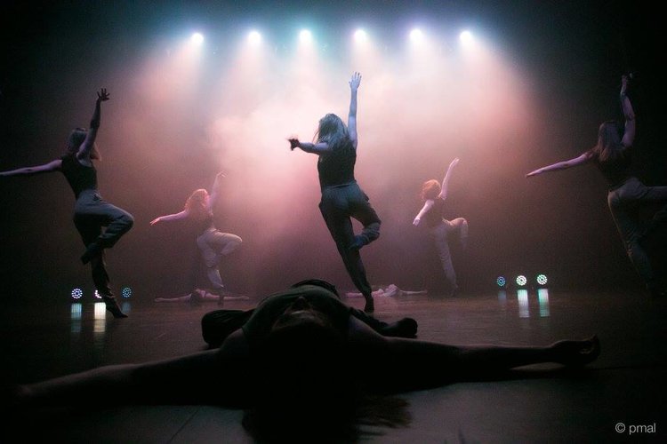 Dancers amid the haze at last years End of year production for Transit dance