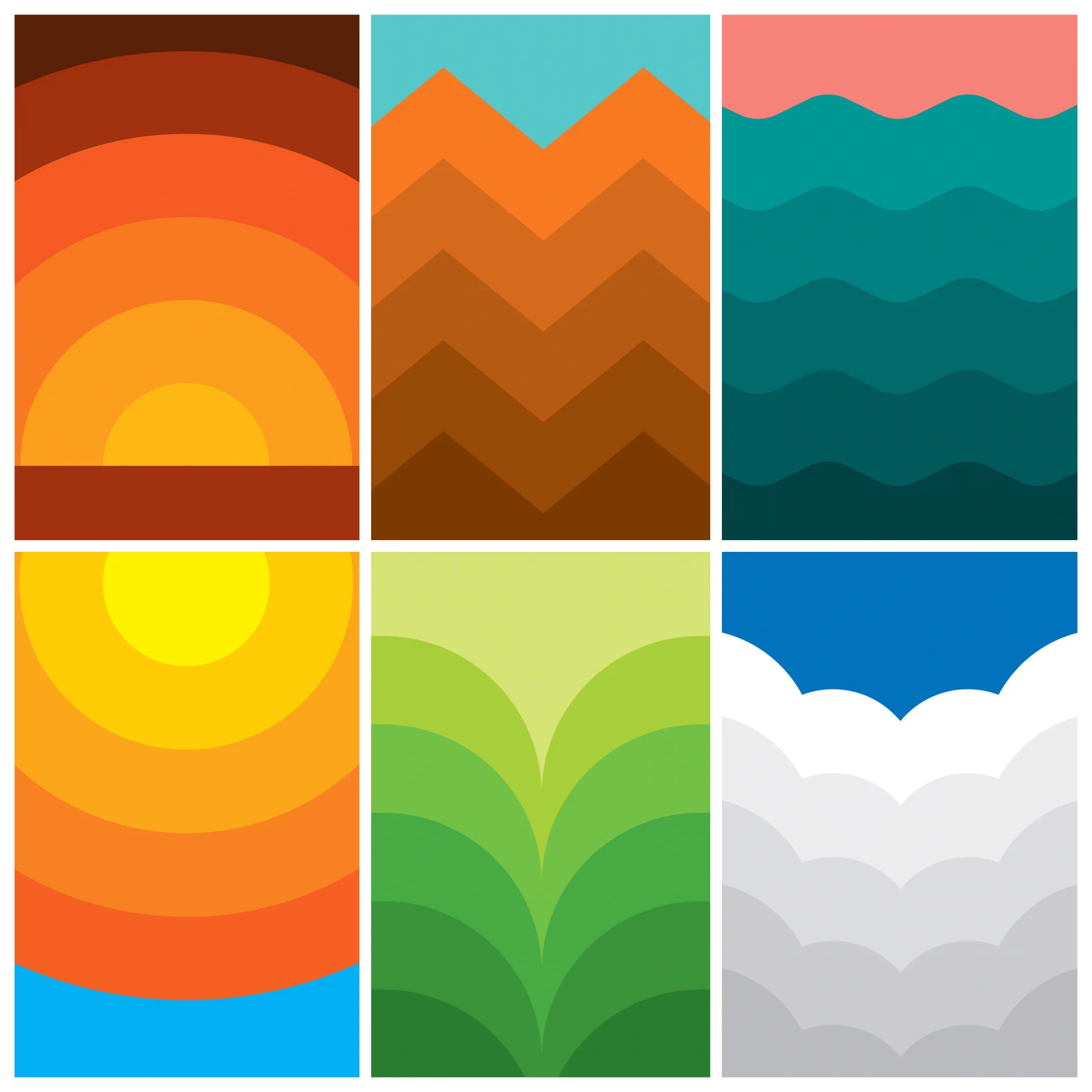 Work by Aaron Draplin of Draplin Design Co.