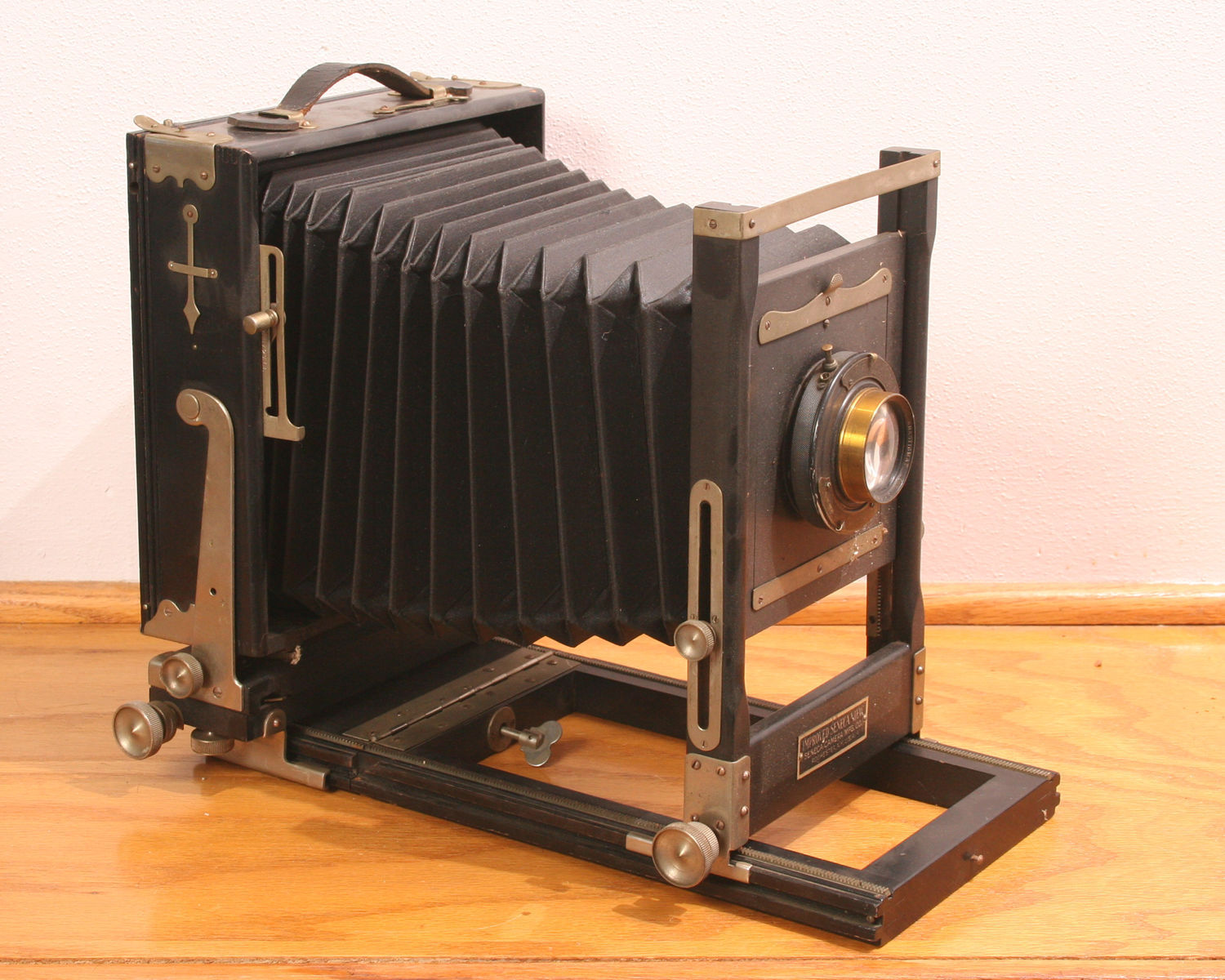 Antique bellows-style camera (photographer unknown)
