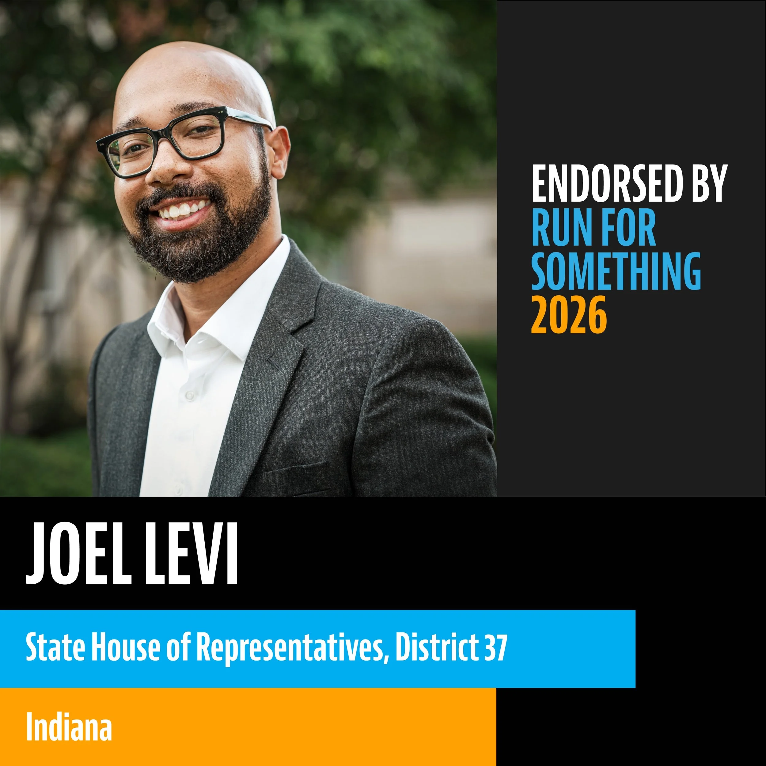 Joel Levi, State House of Representatives, District 37, Indiana, Endorsed by Run for Something
