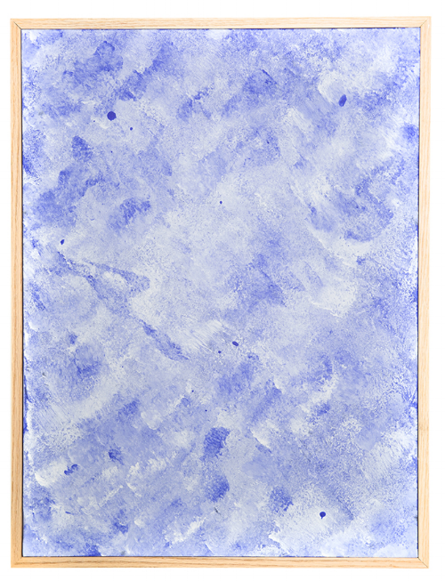 Surface 2 , 2014, heat sensitive pigment & acrylic on canvas, 18 x 22 inches.