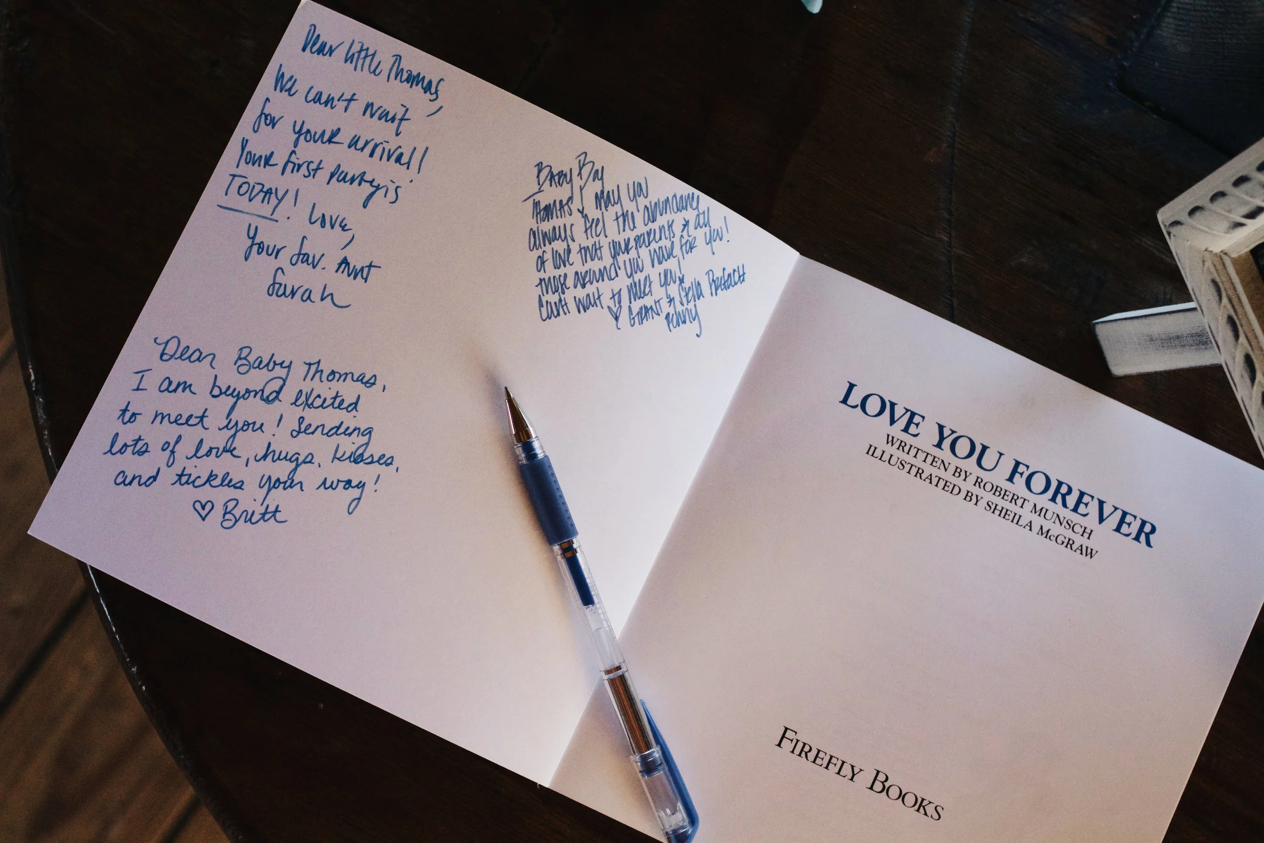 the cutest guest book ever.