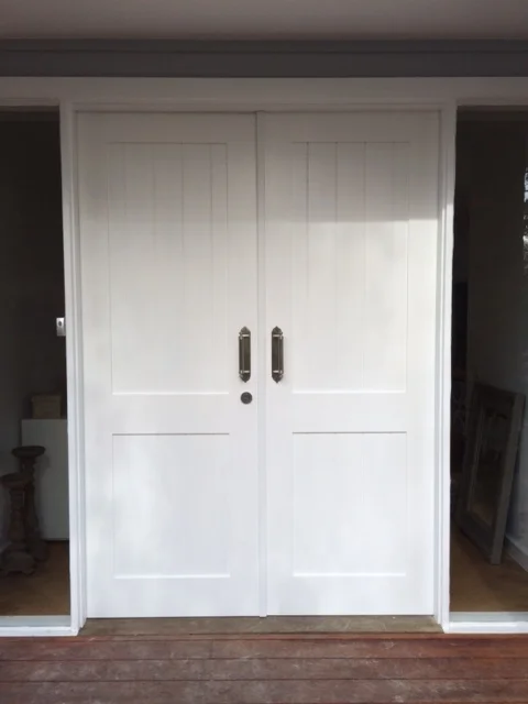 Design Pine Double Front Doors