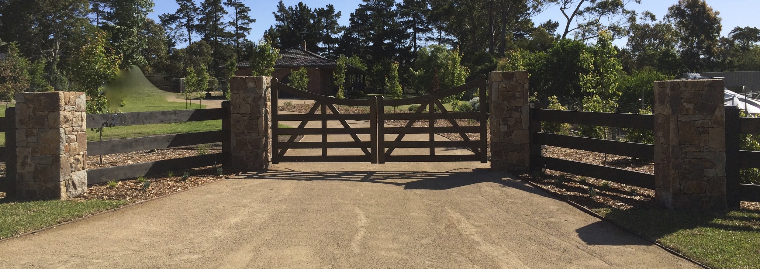 Stone Pillar Entrance Mt Martha