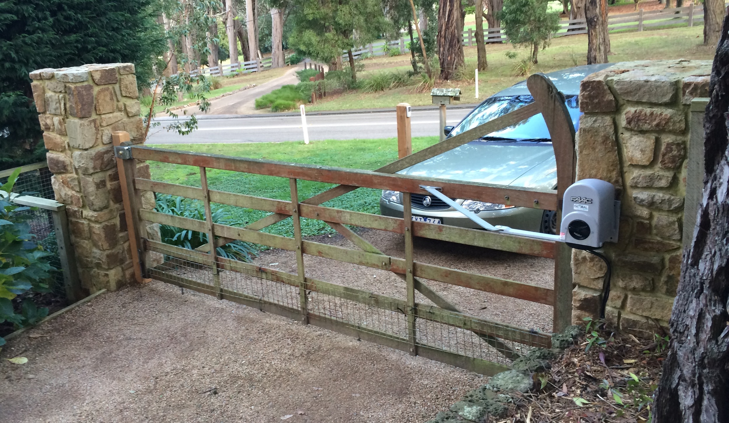 Existing Gate. Added Automation.