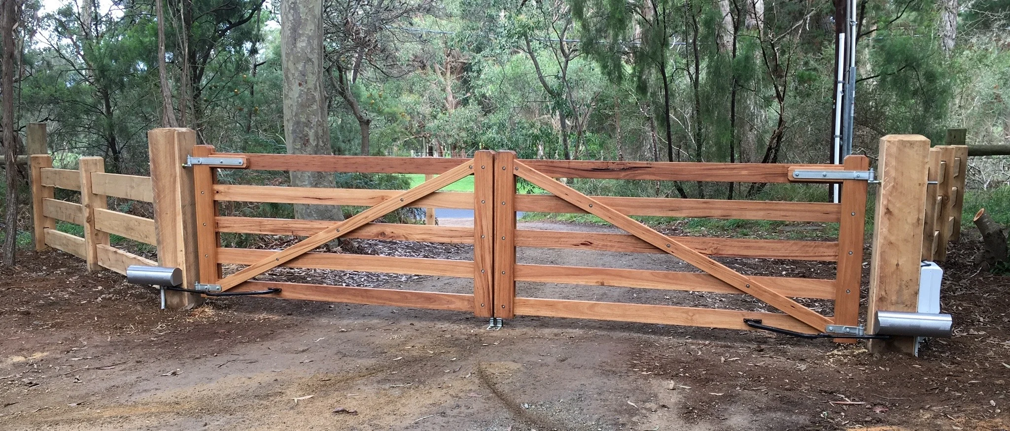 Automatic Timber Gates Gate Motors Gate Openers DIY Gate Motors