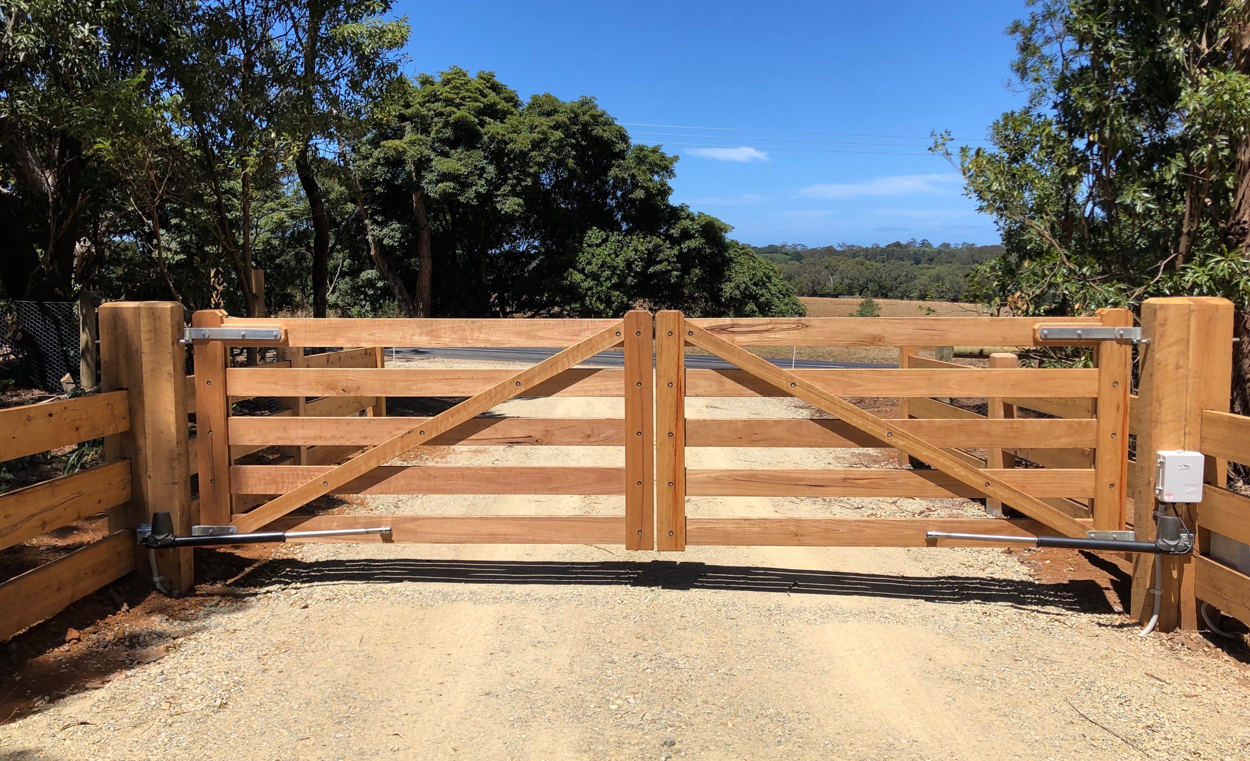 Stoborough Double Gates.jpg Peninsula Timber Gates.jpg