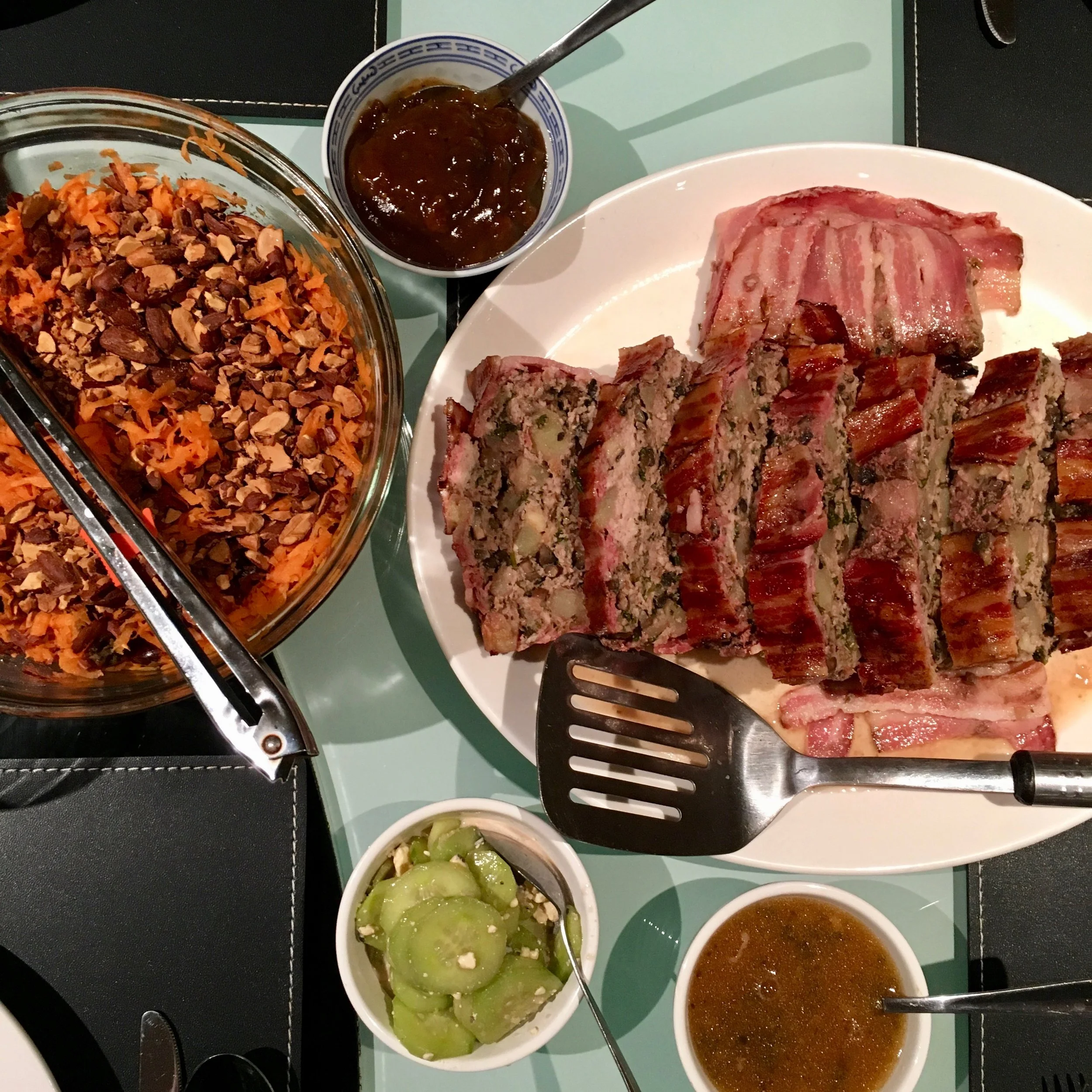 French Meatloaf & Moroccan Salad