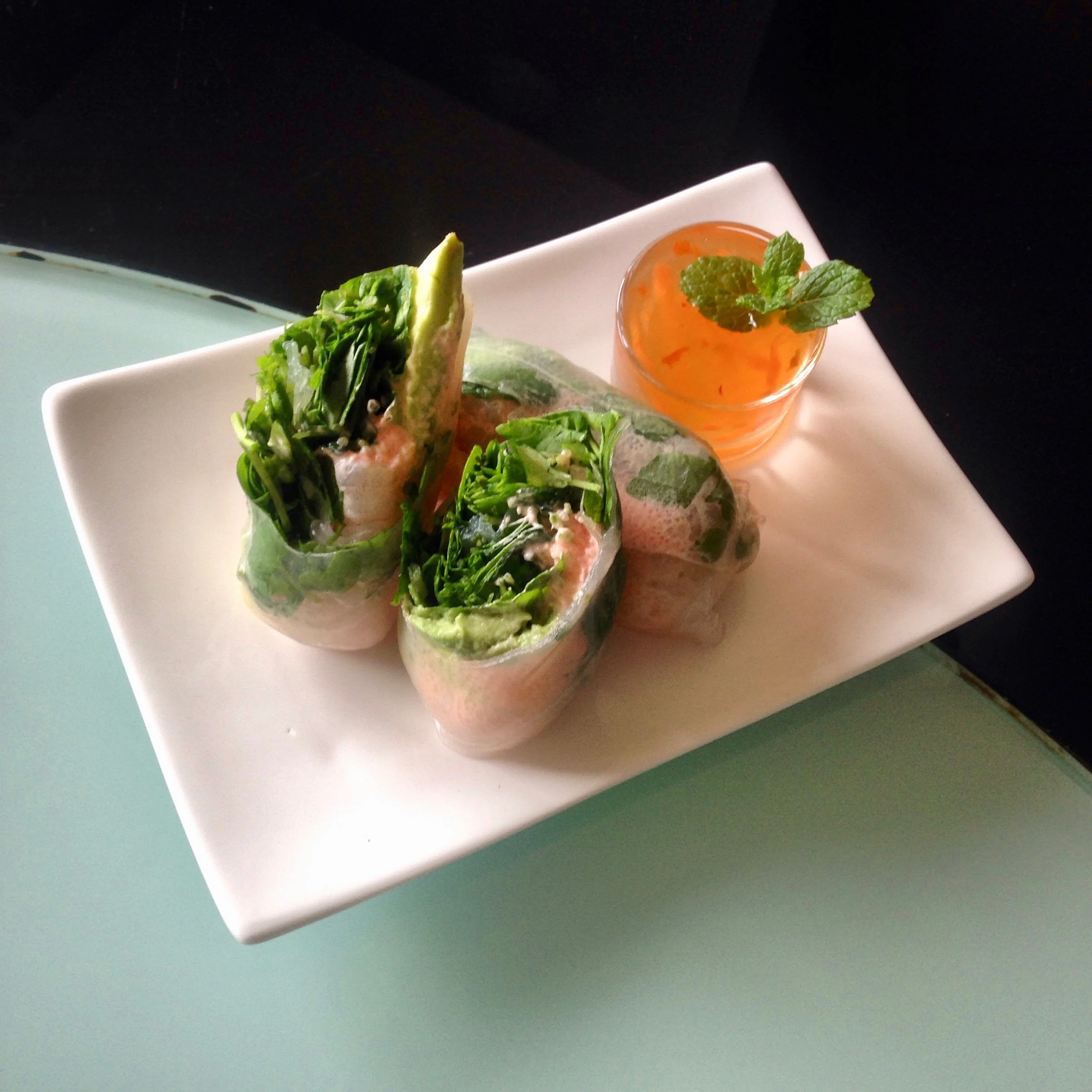 Prawn & Avocado Rice Paper Rolls
