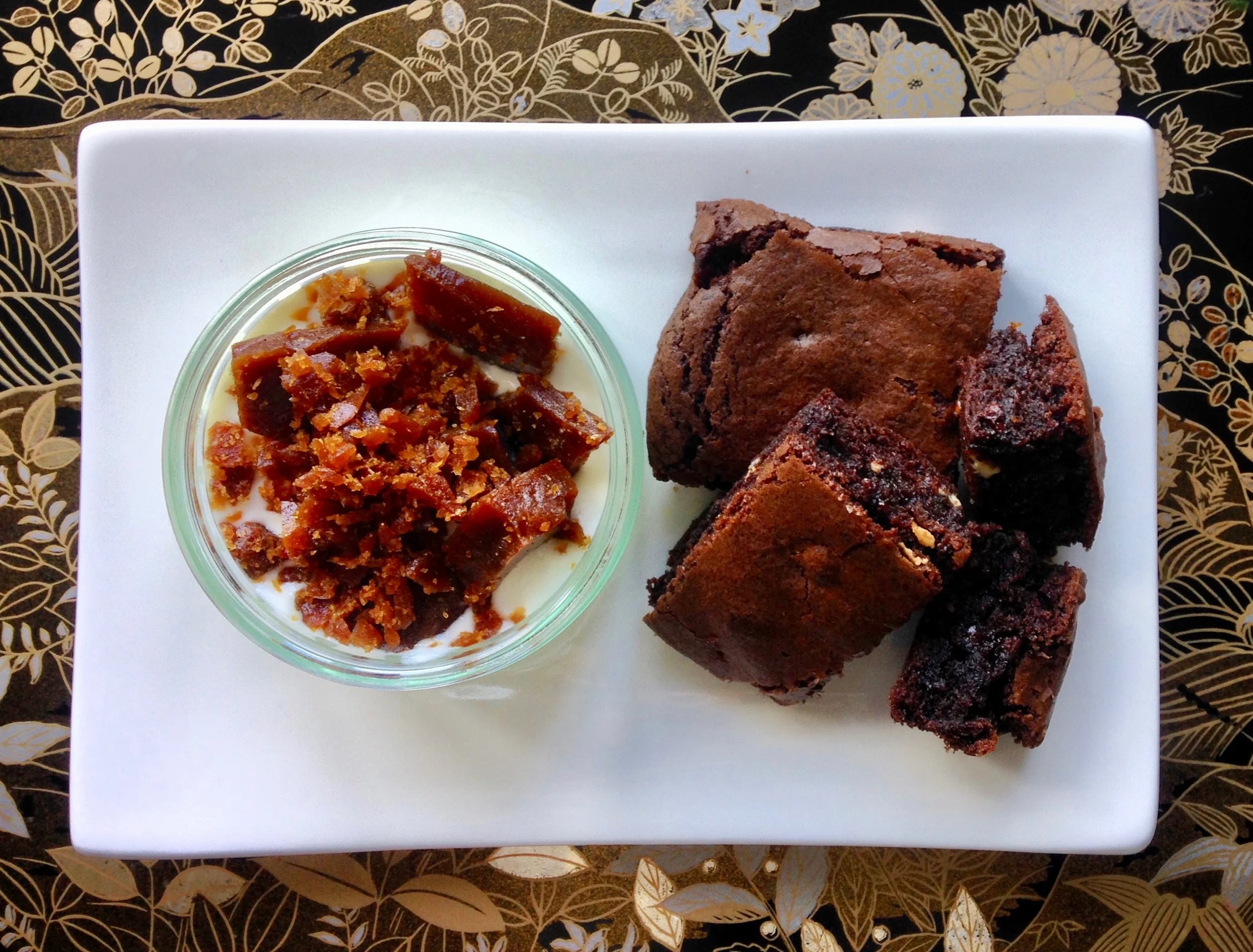 Toffee Brittle & Choc Brownie