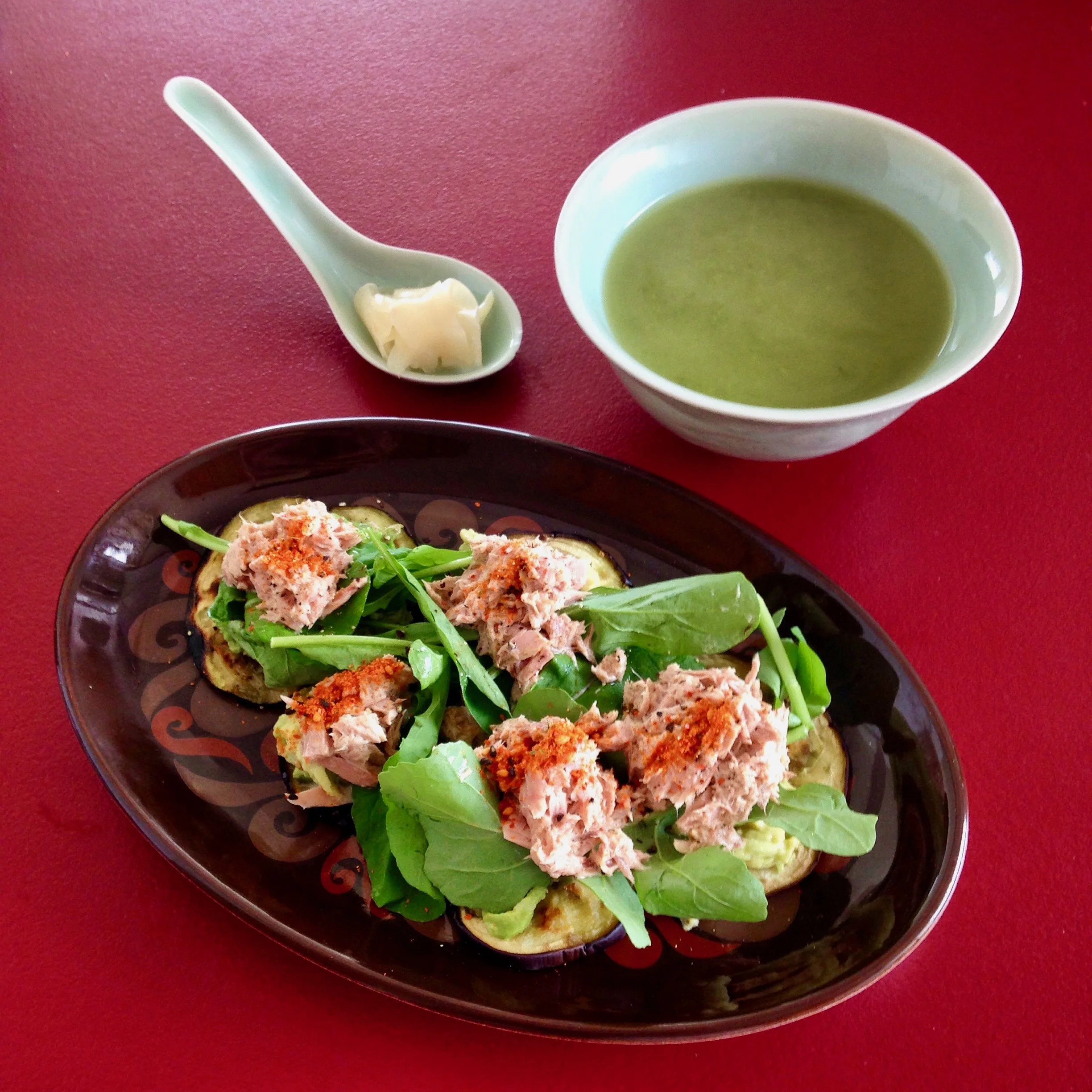 Kumera Disks w/ Spicy Tuna