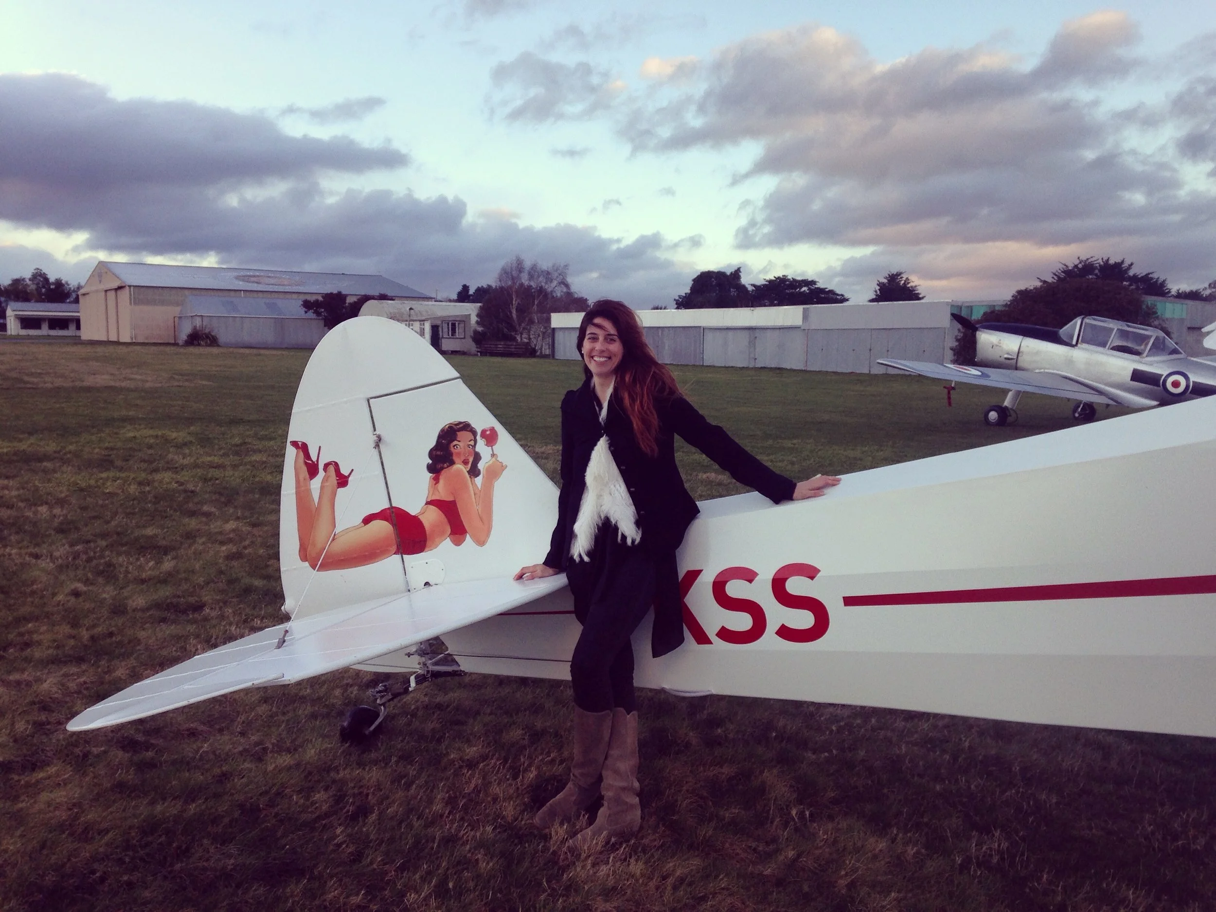 The mascot and the real thing- Piper Super Cub