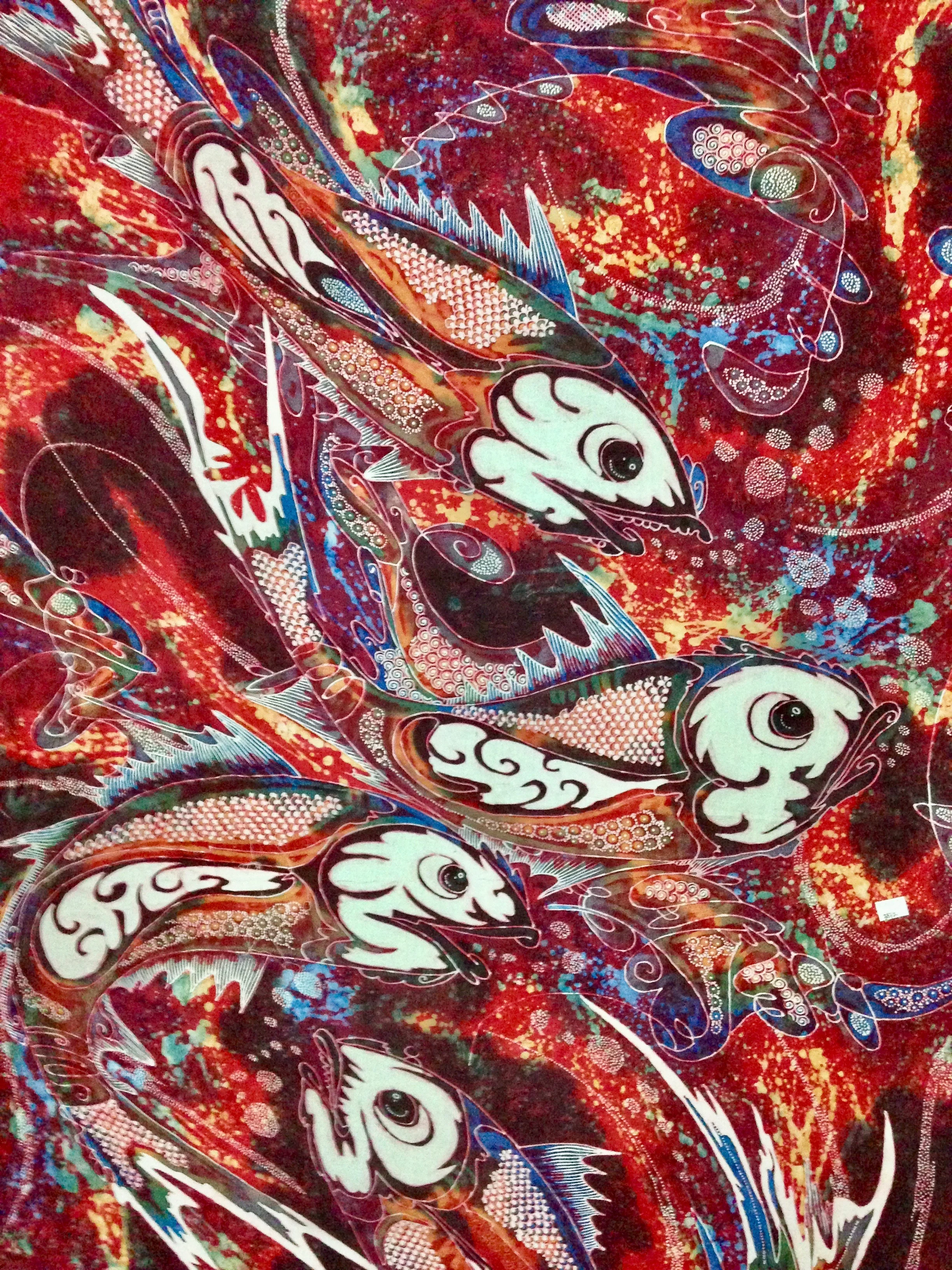 Batik fabric, Bali, Indonesia