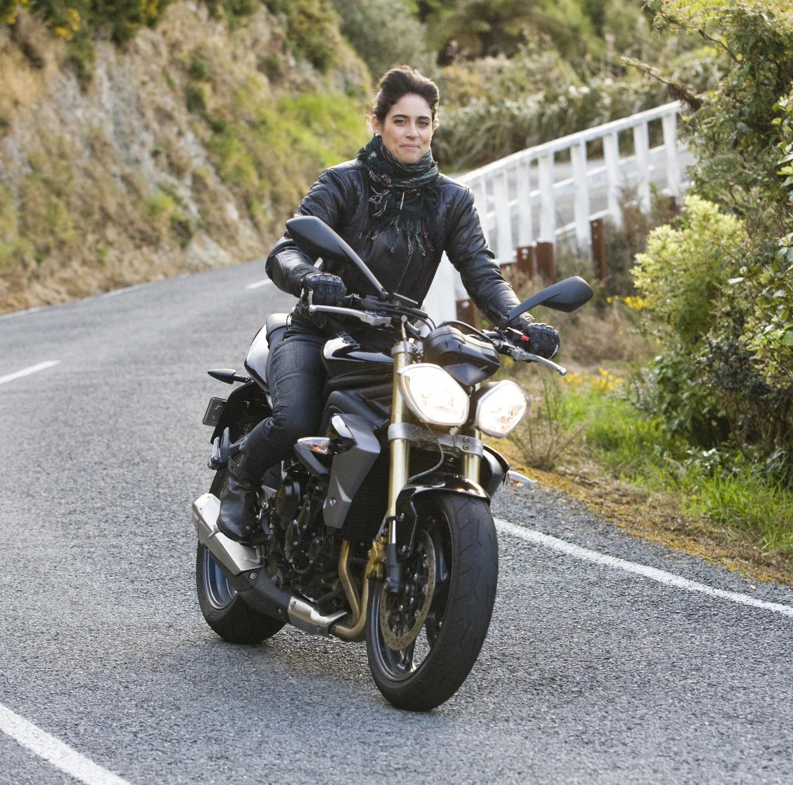 Moxham’s Triumph Street Triple Photography: Nicola Edmonds