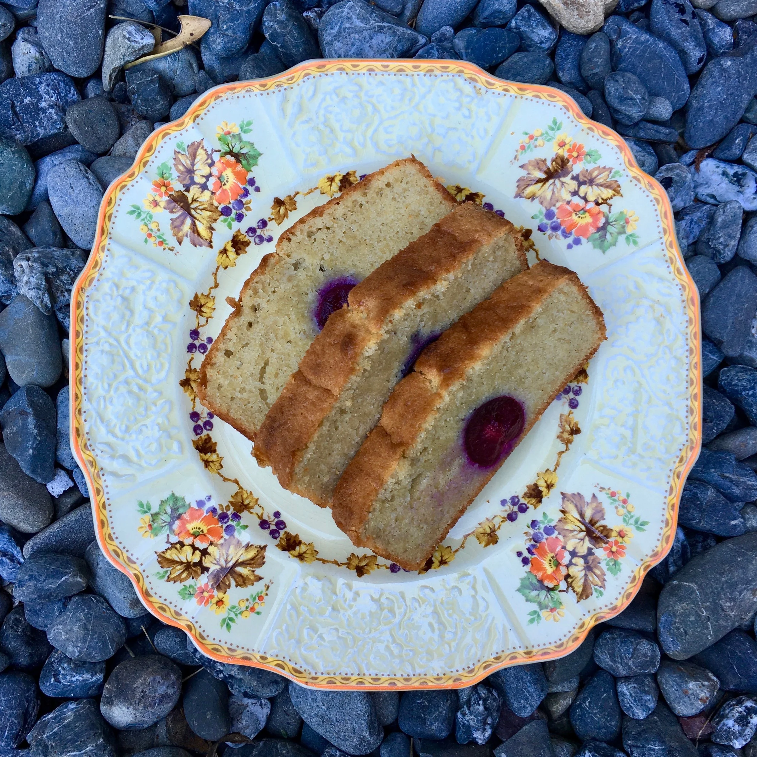 Fresh Cherry Almond Loaf
