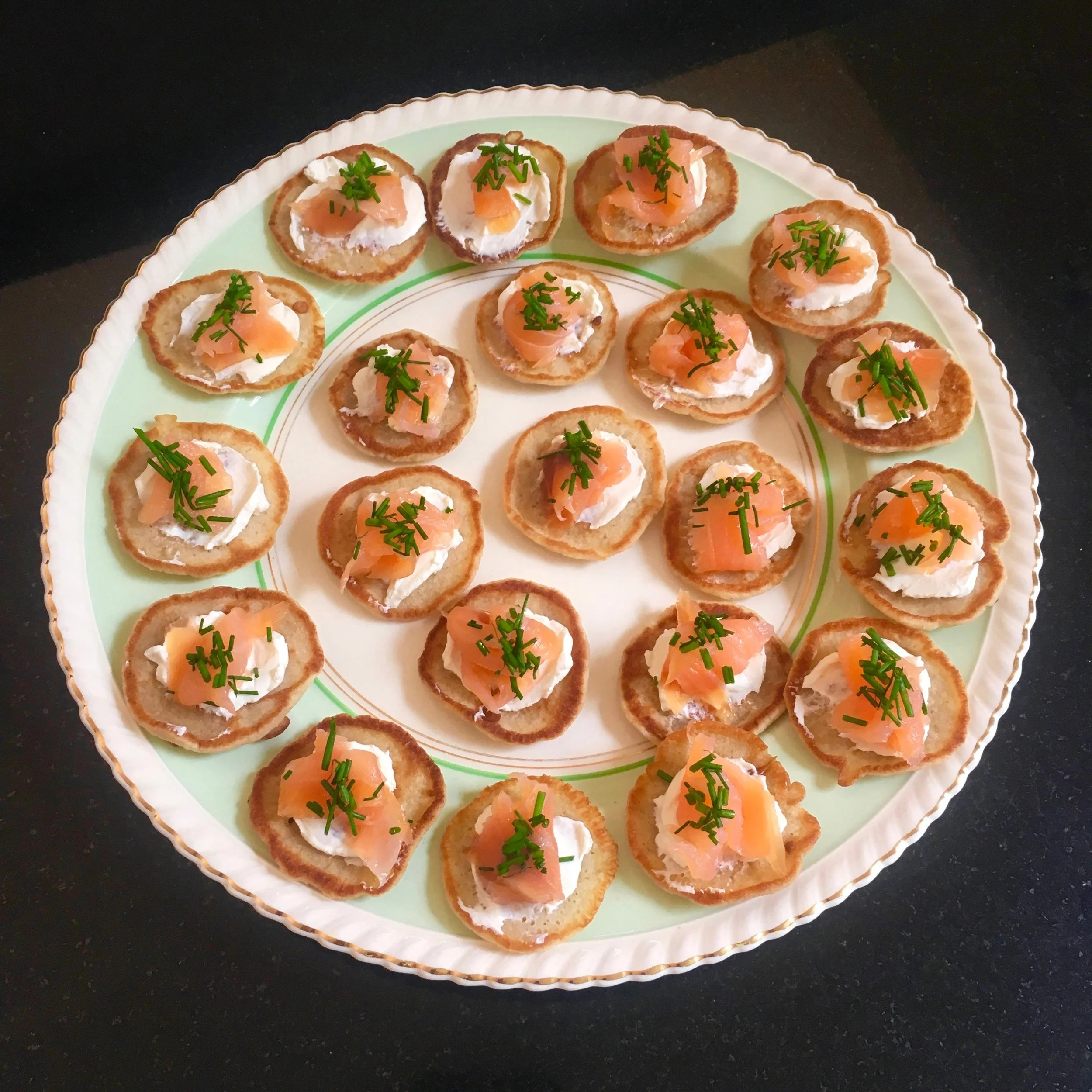 Russian Blini w/ Smoked Salmon