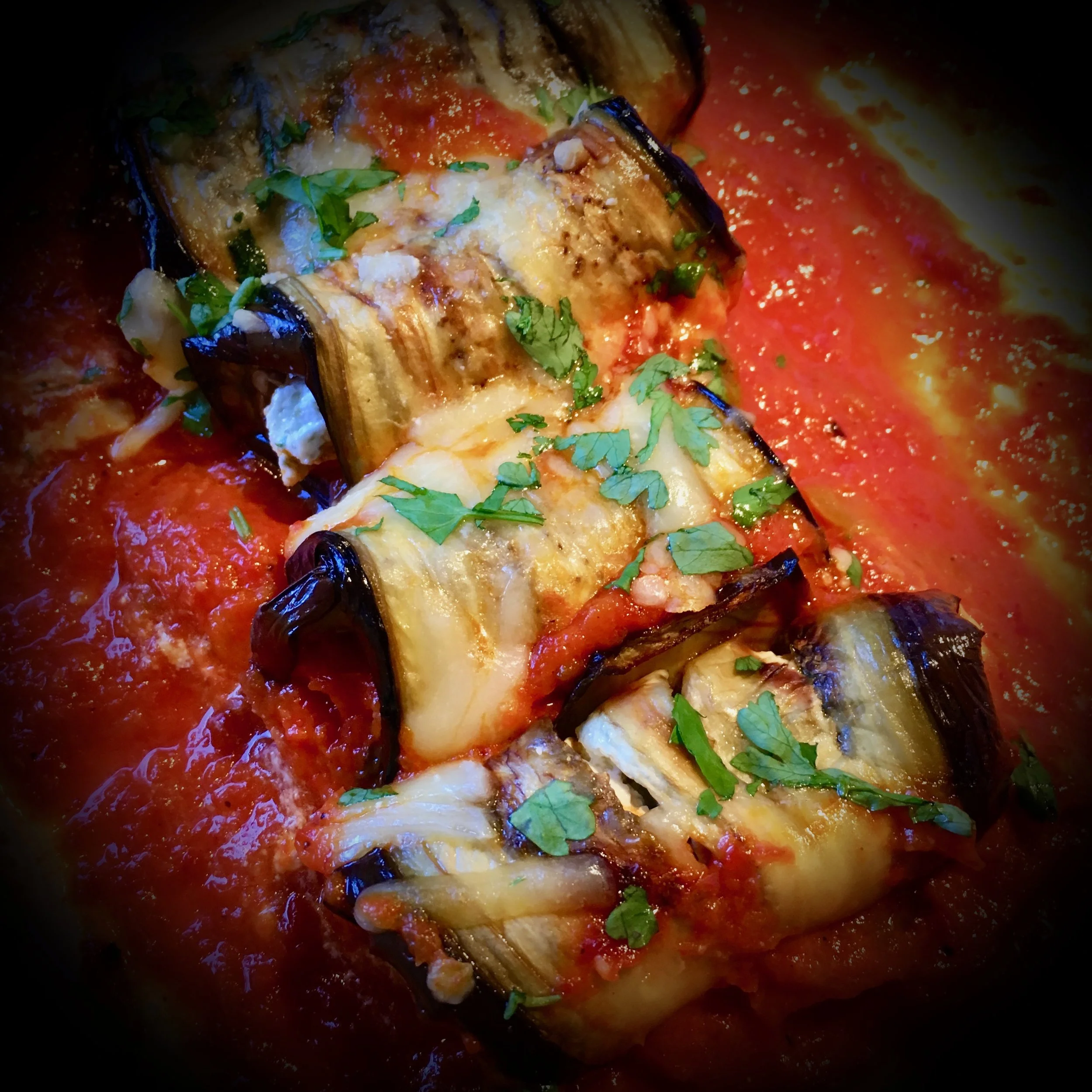 Stuffed Eggplant Rollatini