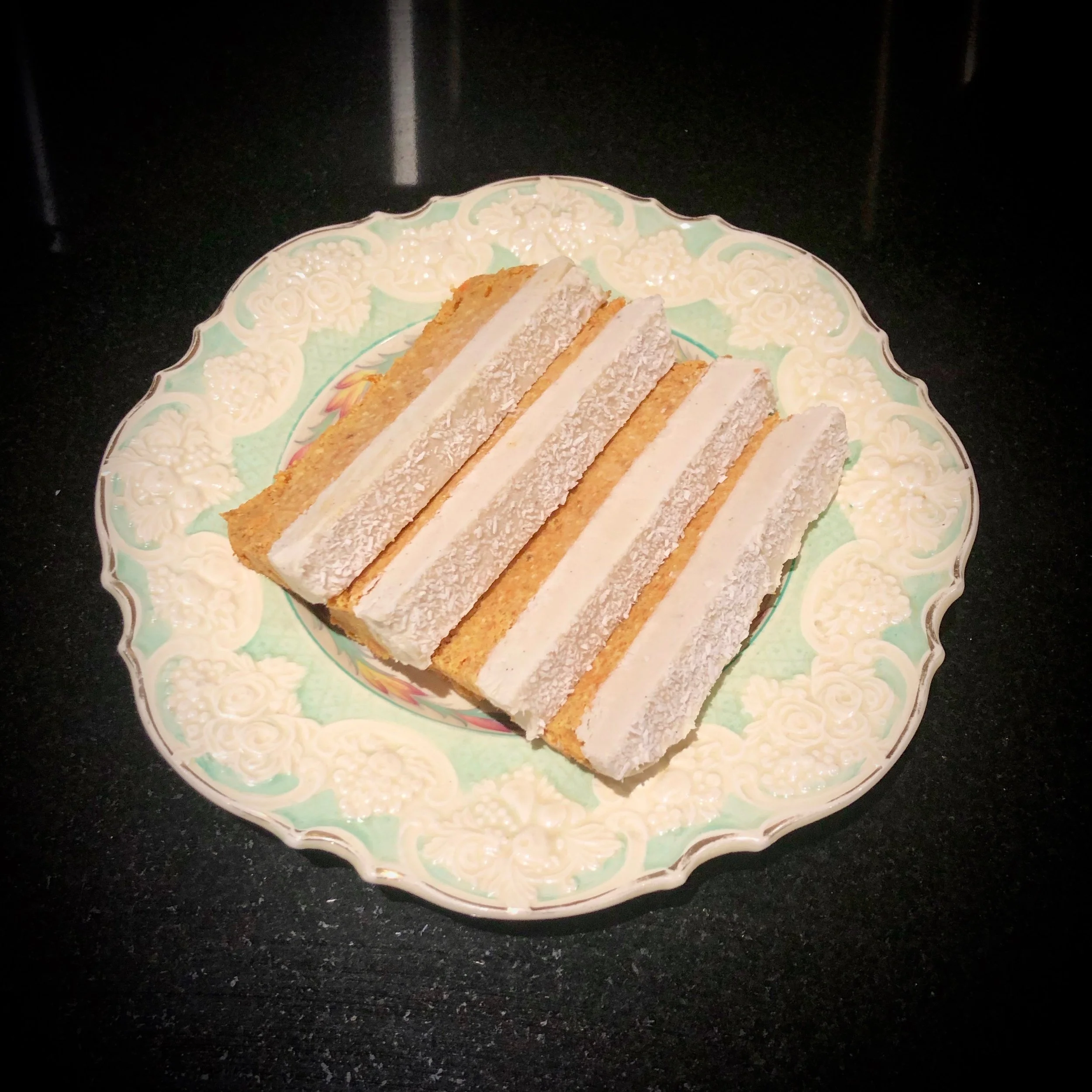 Raw Cashew Carrot Cake