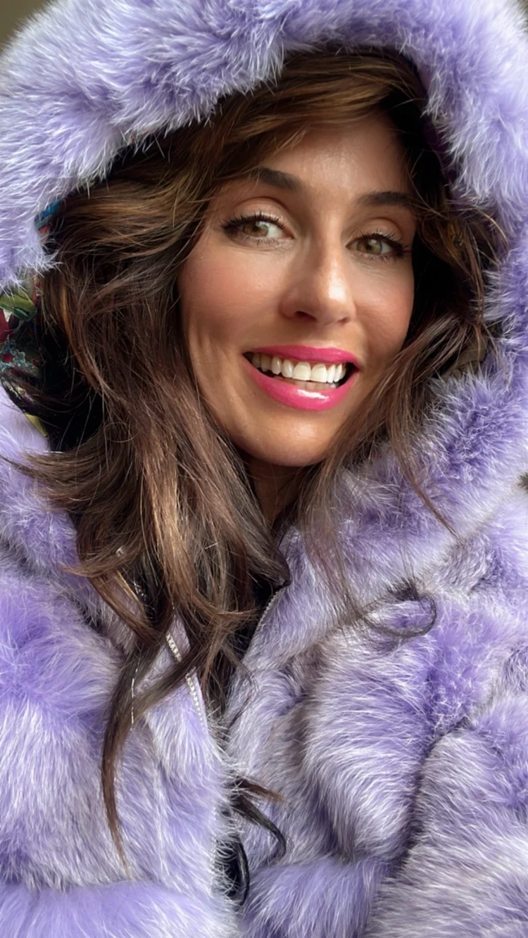 Furry by Moena Moxham - Cropped Lilac Fur Jacket — Moena Moxham