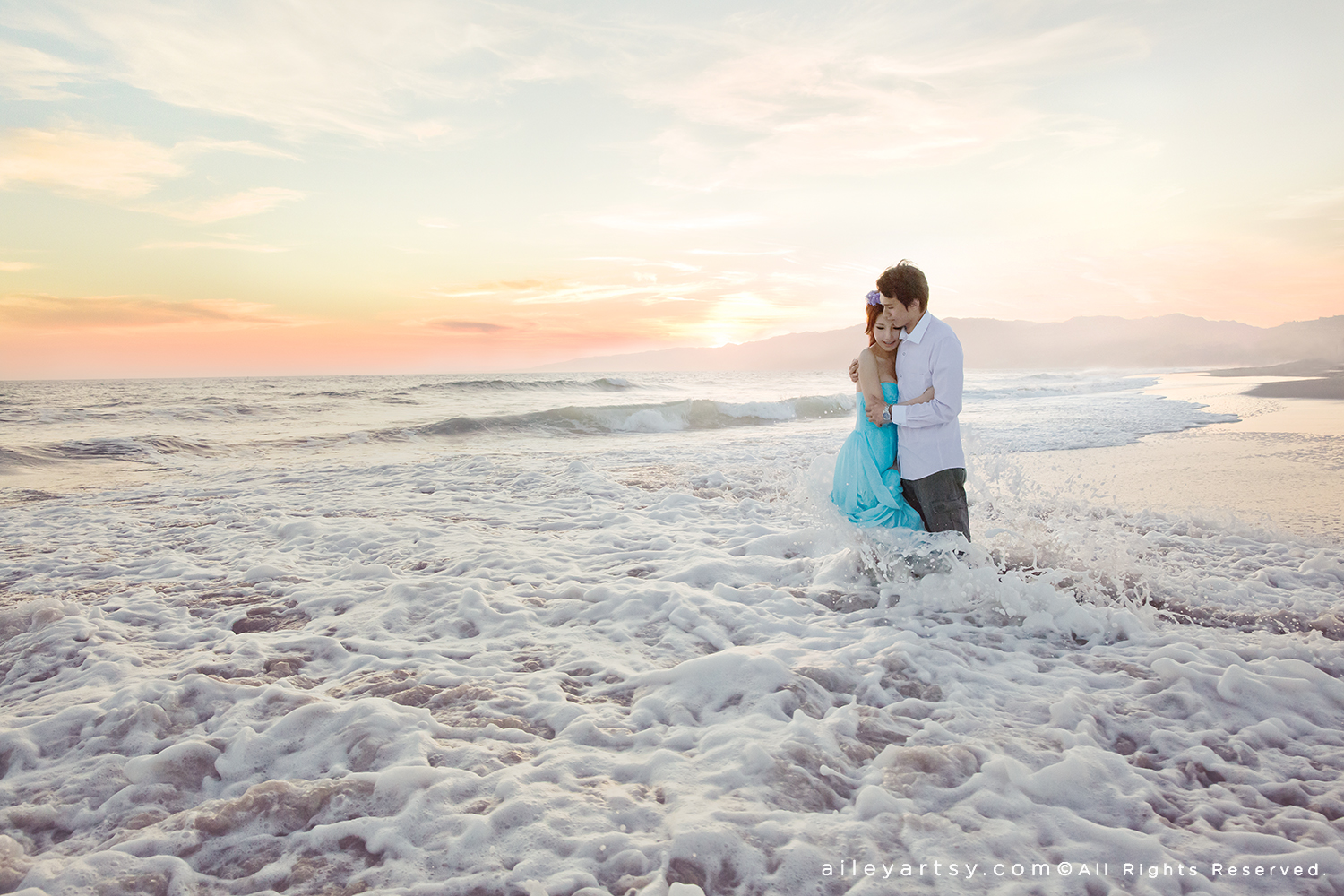 Santa Monica Engagement // Ariel + Seng