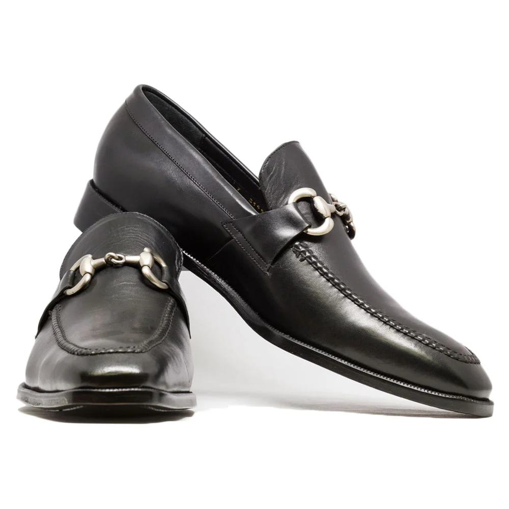 J.L. Rocha Leather Penny Loafer Handmade in Mexico 419H Leather Loafer Shoe — J.L. Rocha Collections main image 3