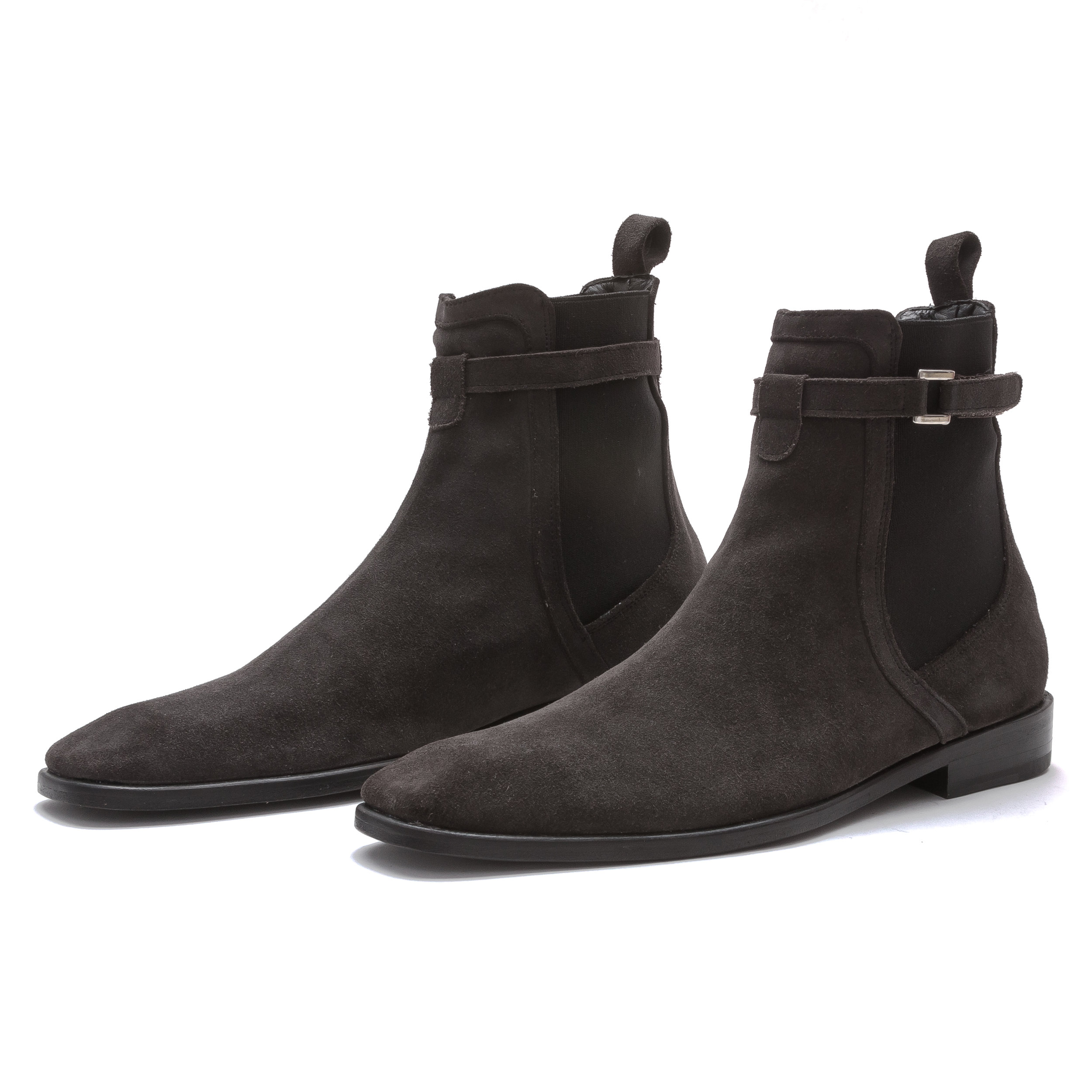 gray chelsea boot