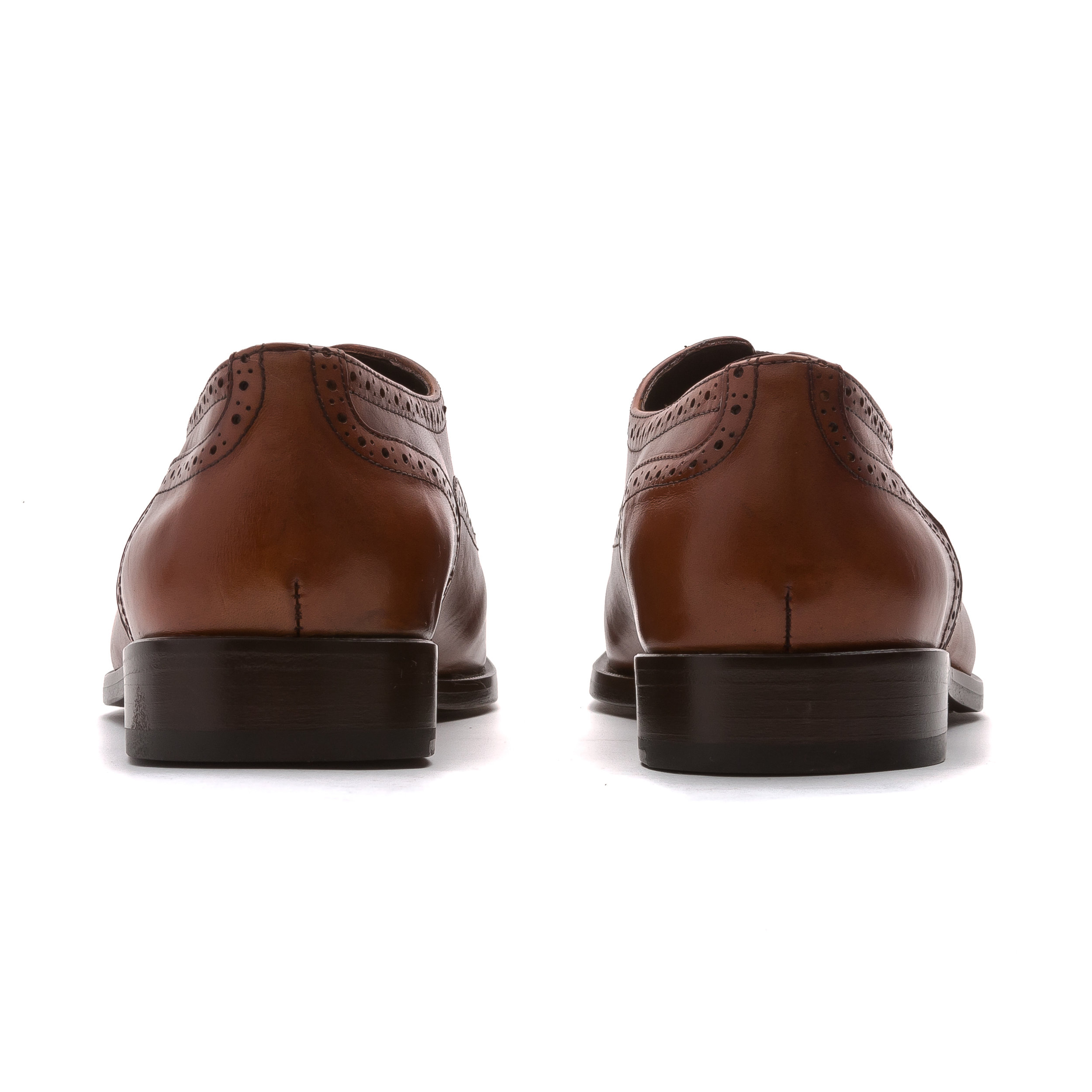 902 Brown Oxford Burnished Toe — J.L. Rocha Collections