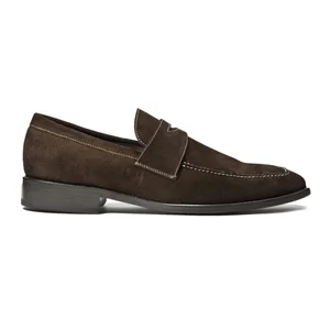 J.L. Rocha Men\'s Brown Suede Penny Loafers - Classic Slip-On Is your style ready for boat season? ??️? Spring is here  main image 4