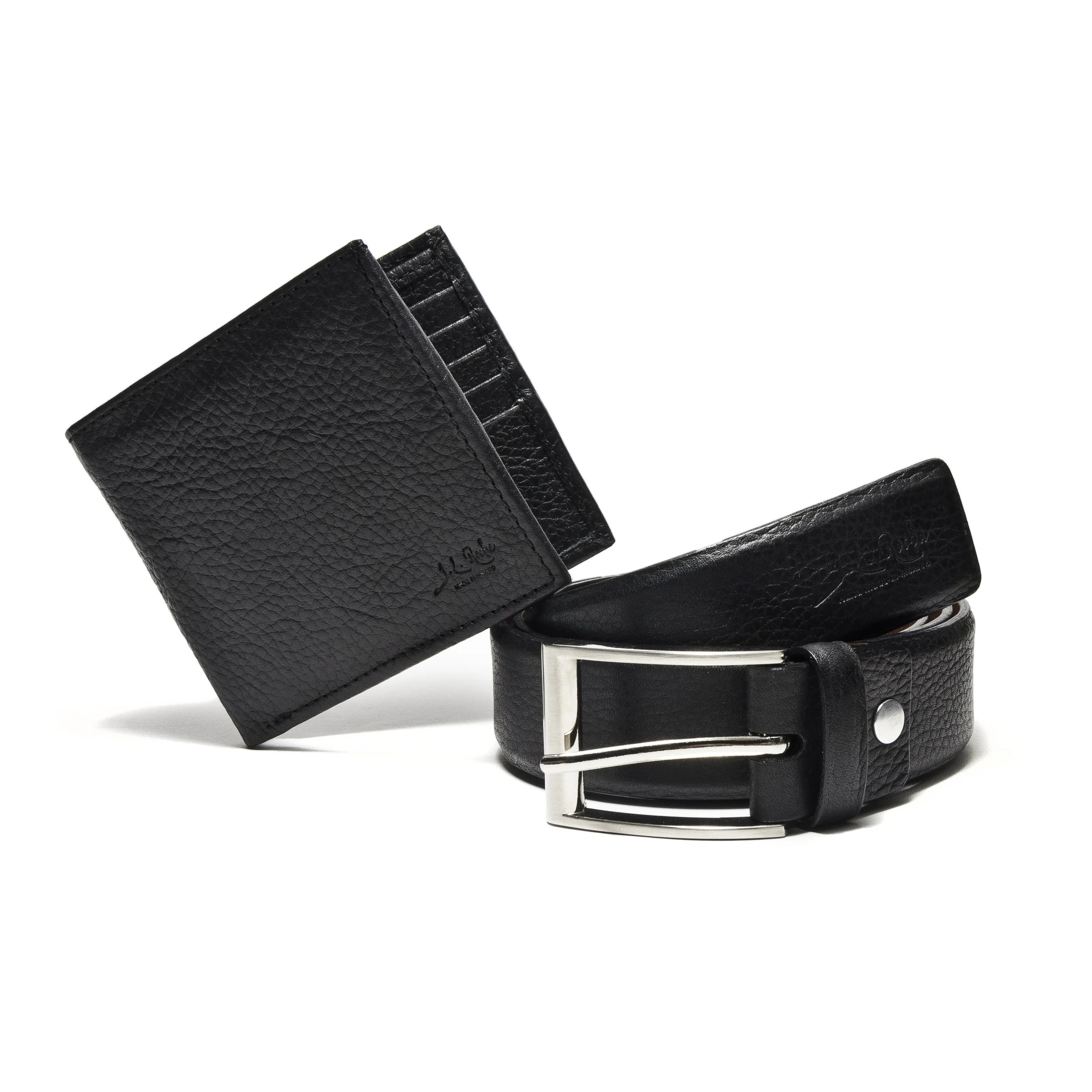301B Calfskin Wallet Black — J.L. Rocha Collections