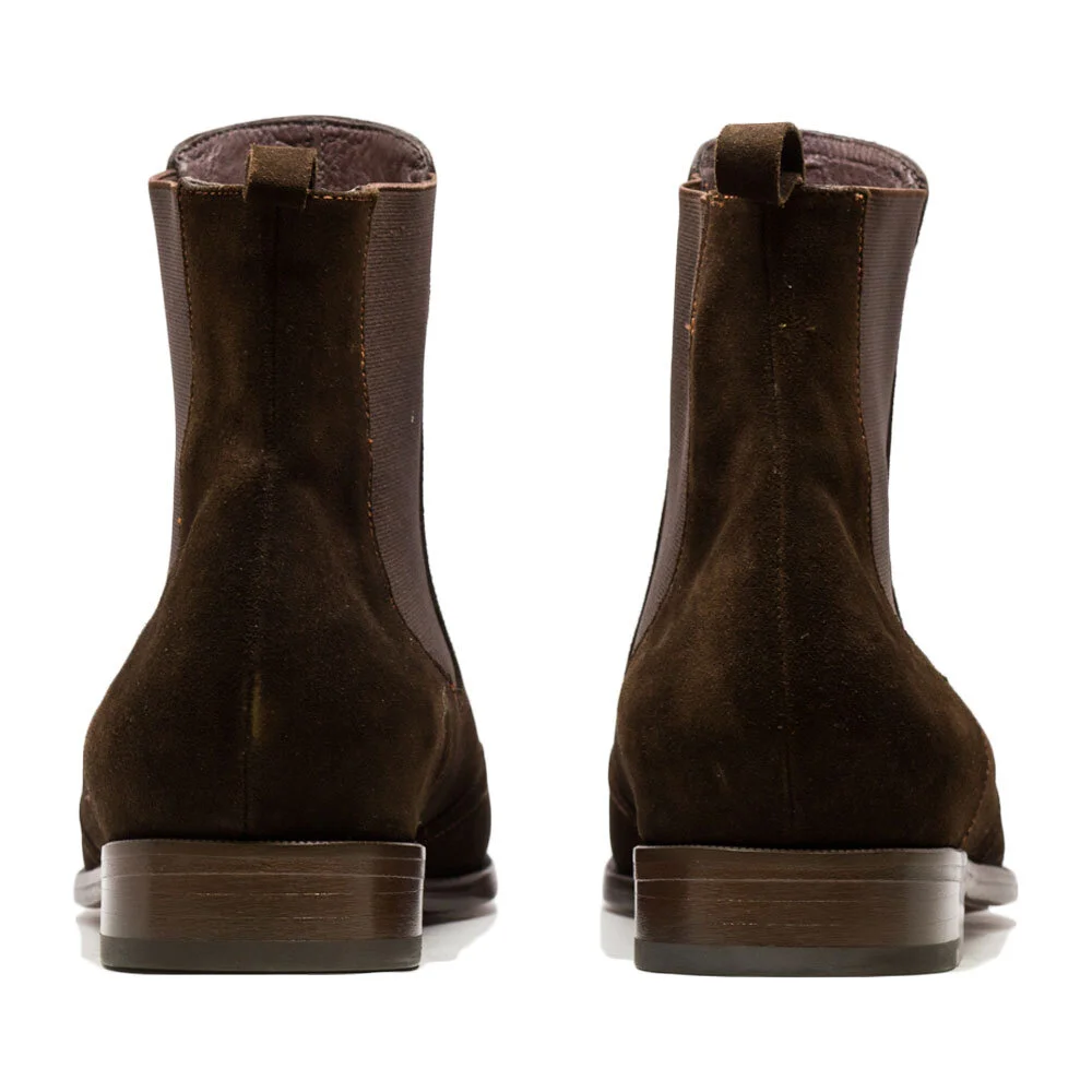 suede wingtip boot