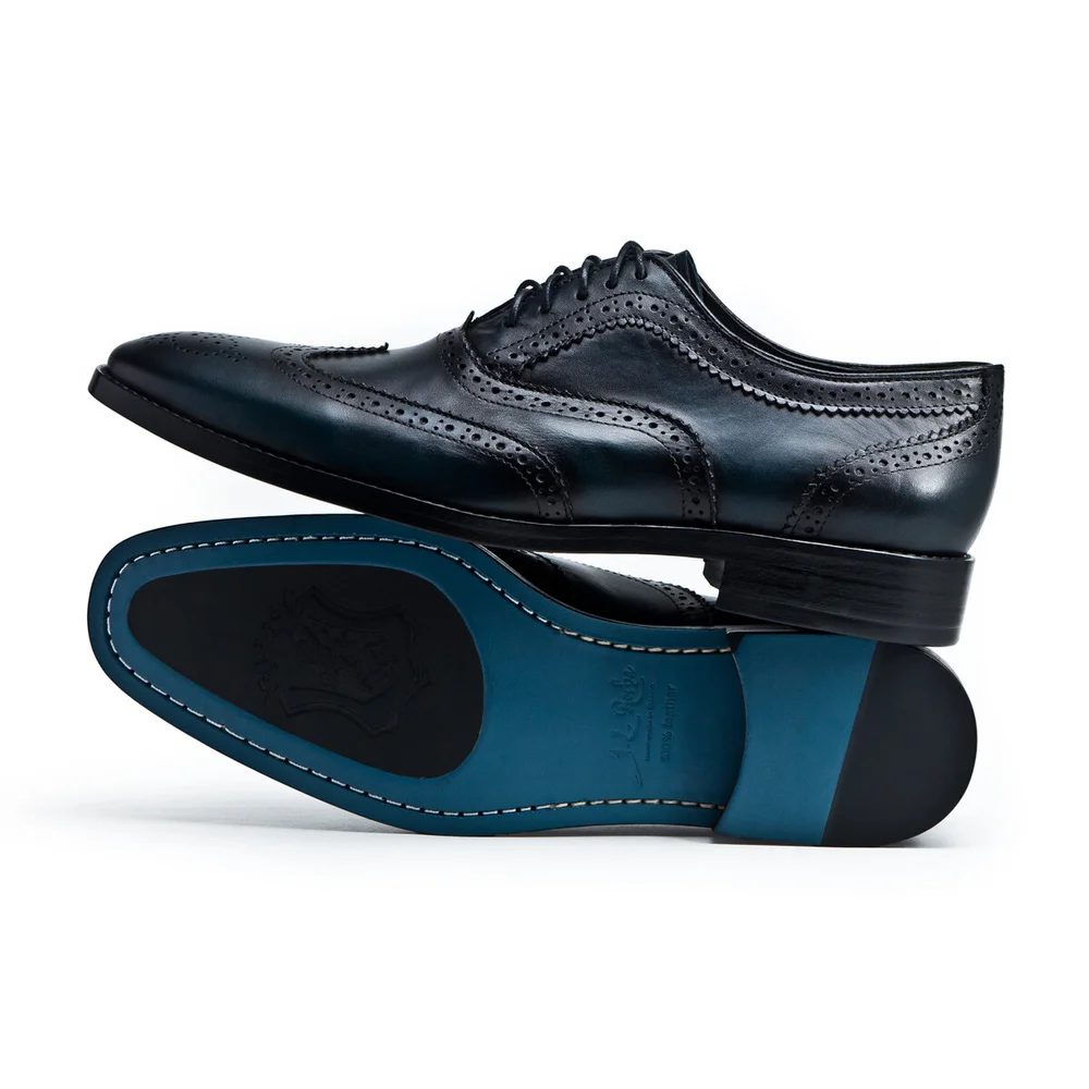 dress shoes with blue laces Thistle & Oak Gentleman's Dispatch - A Pop of Color: The Case for Colo