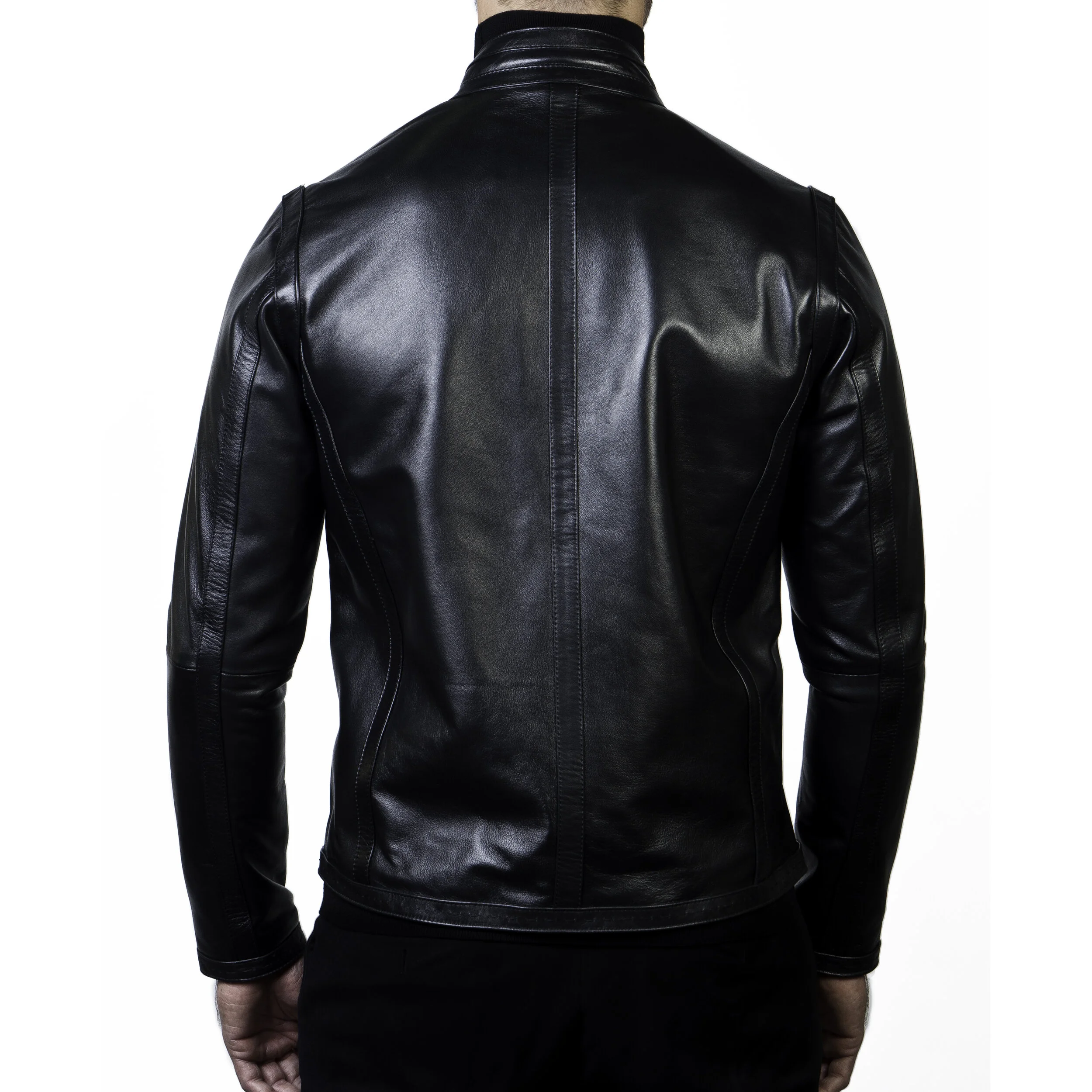 ジャケット・アウター glamb real leather Harrington jacket 