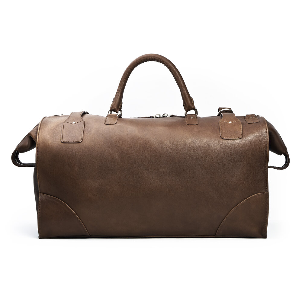 The Guanajuato Weekender Bag in Tobacco — J.L. Rocha Collections