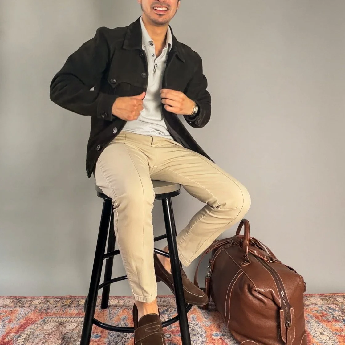 New Video: How to Dress with a Leather Weekender