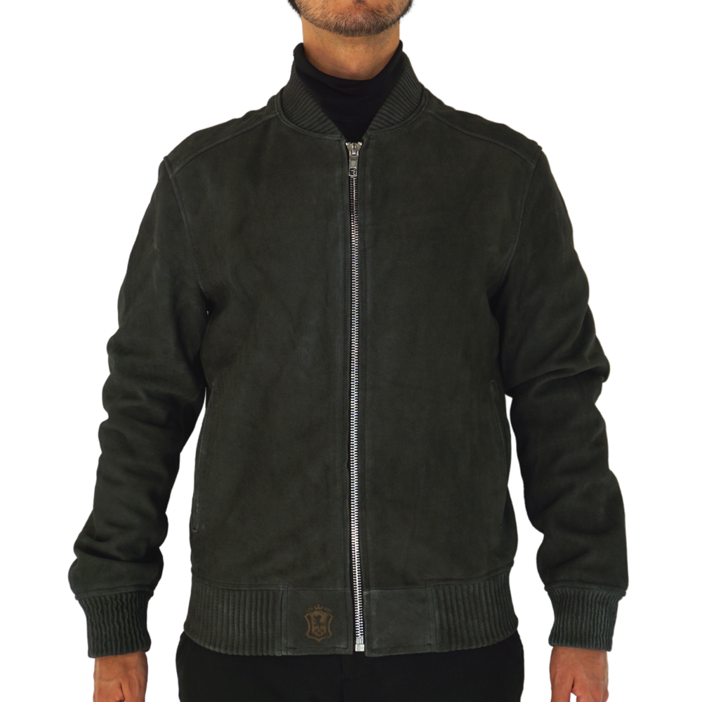 The Verne Suede Trucker Jacket in Chocolate Suede — J.L. Rocha
