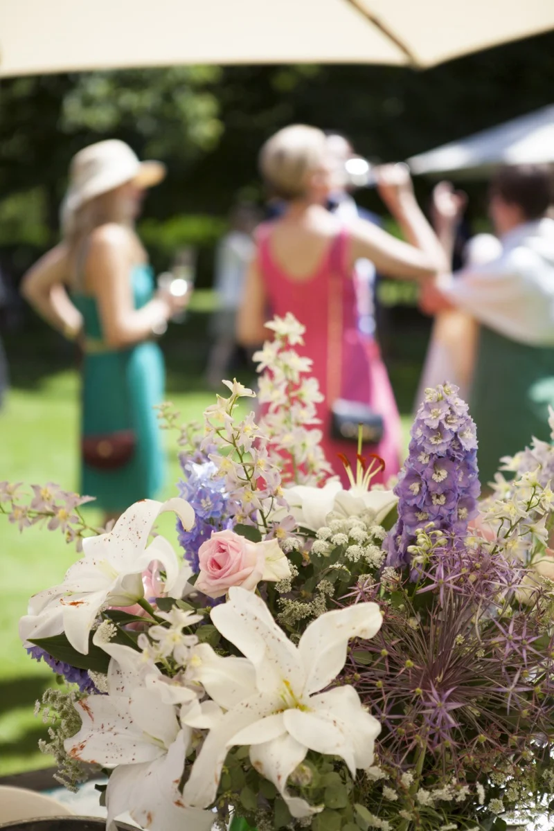 Blumendekoration im Schlossgarten
