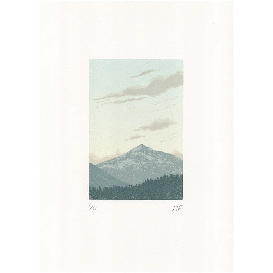 Mountain Dusk by Hannah Farthing