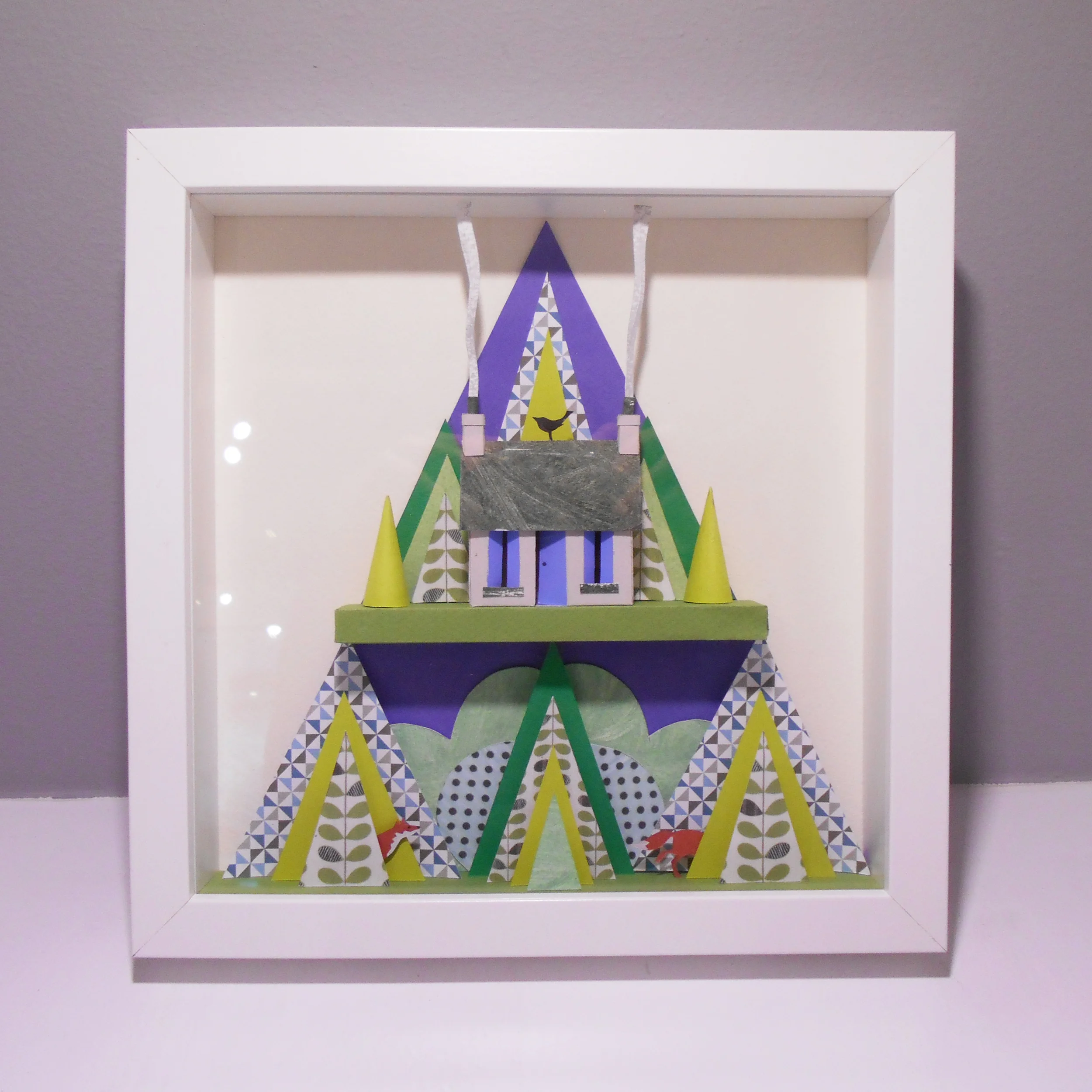 The House in the Pines paper cut sold