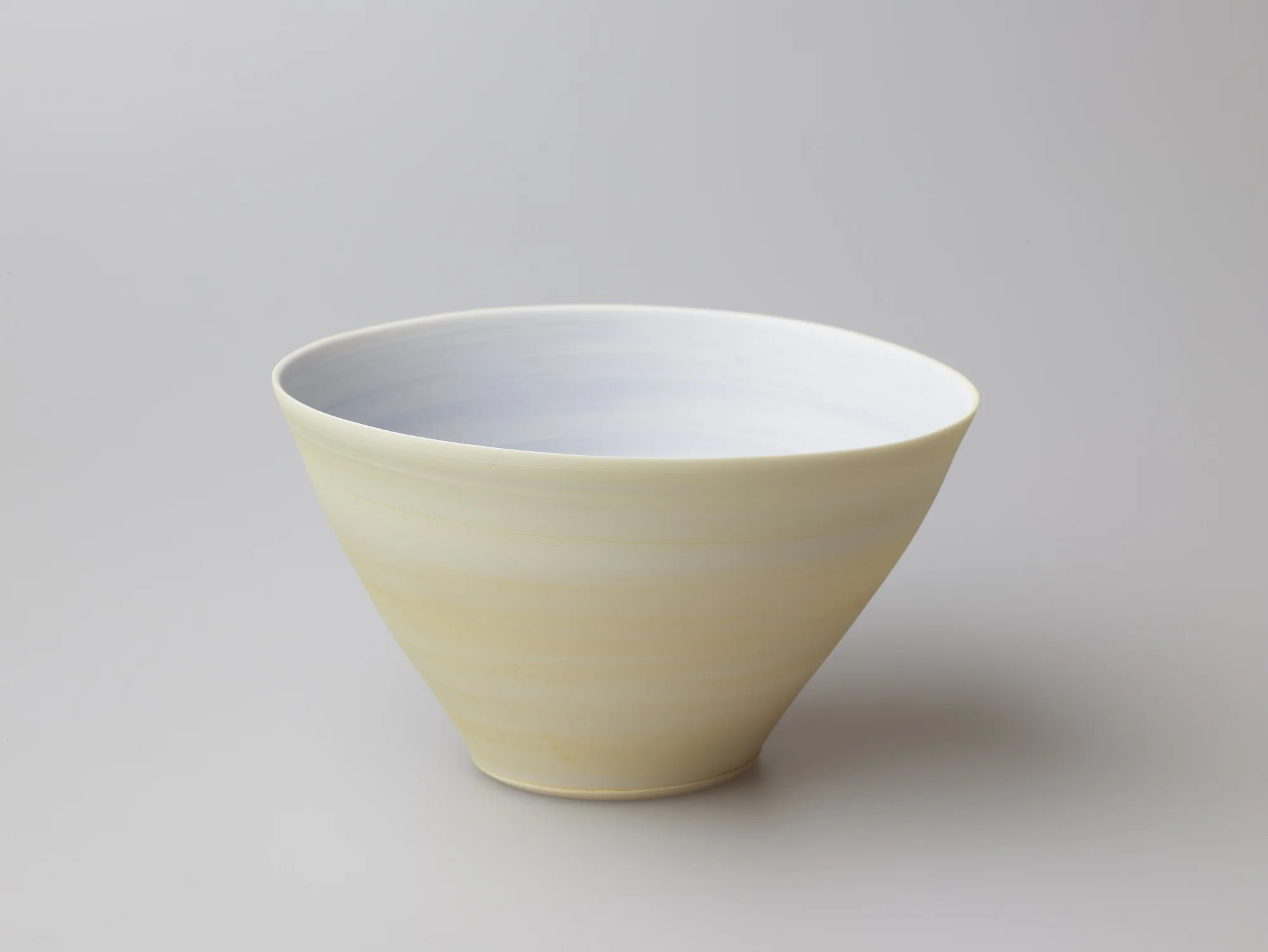 Medium Yellow and Blue Bowl 14 x 8 cm £80